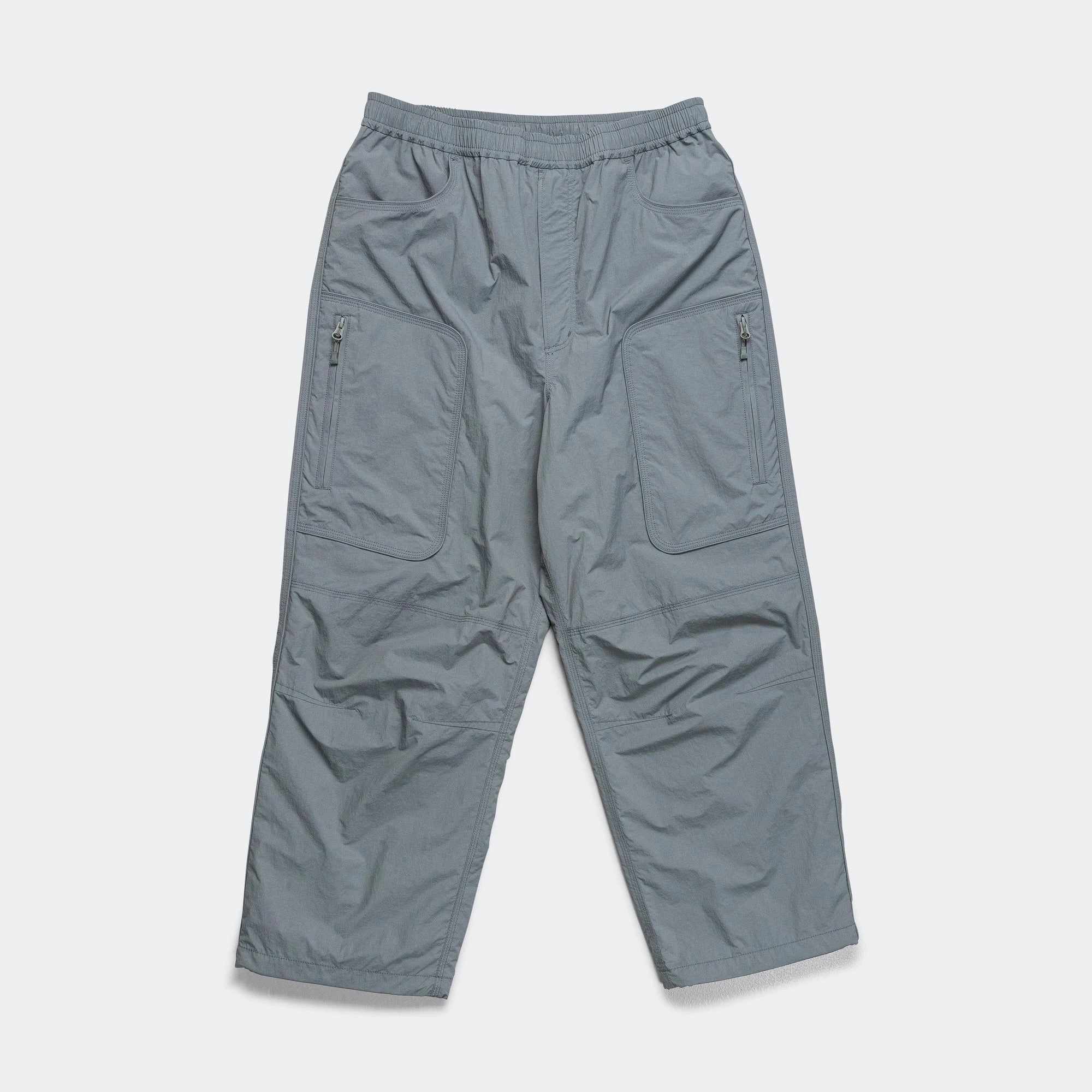Tech Ex-Weather Pants - Light Gray Abrasion Resistant Fabric Adjustable drawstring