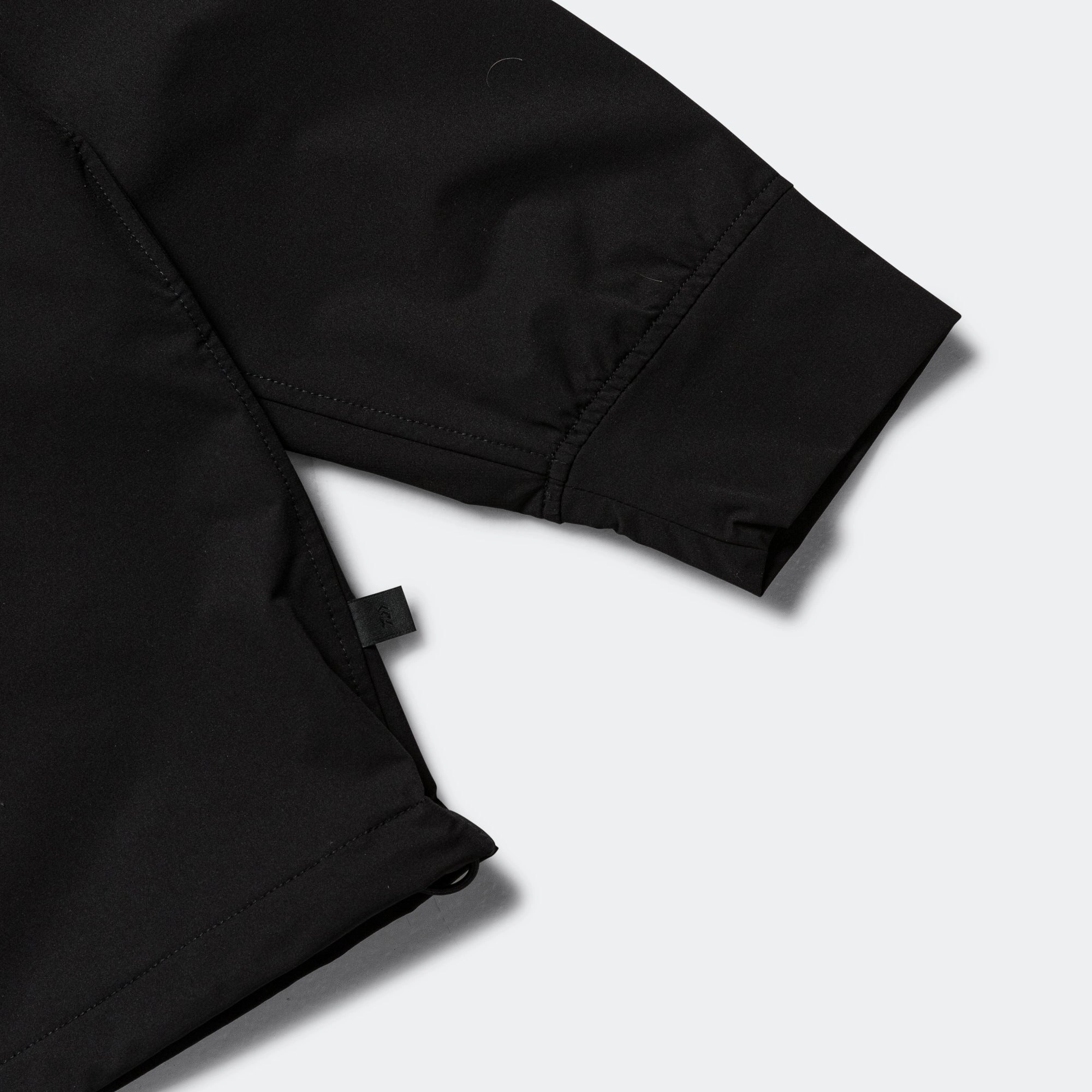 Tech Half-Zip Stand Jacket - Black All Day Comfort Design ShrinkResistantFabric