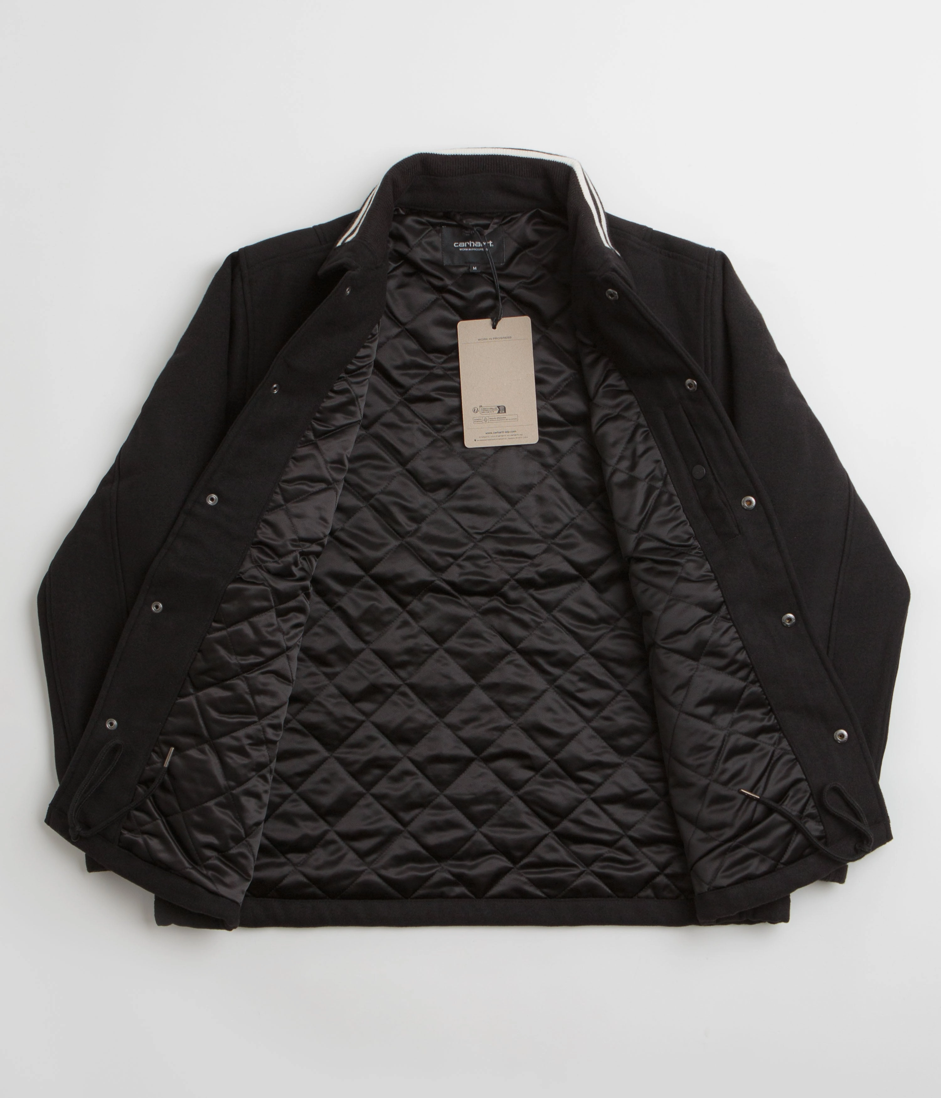 Carhartt Wool Coach Jacket - Black / Wax Trail Function