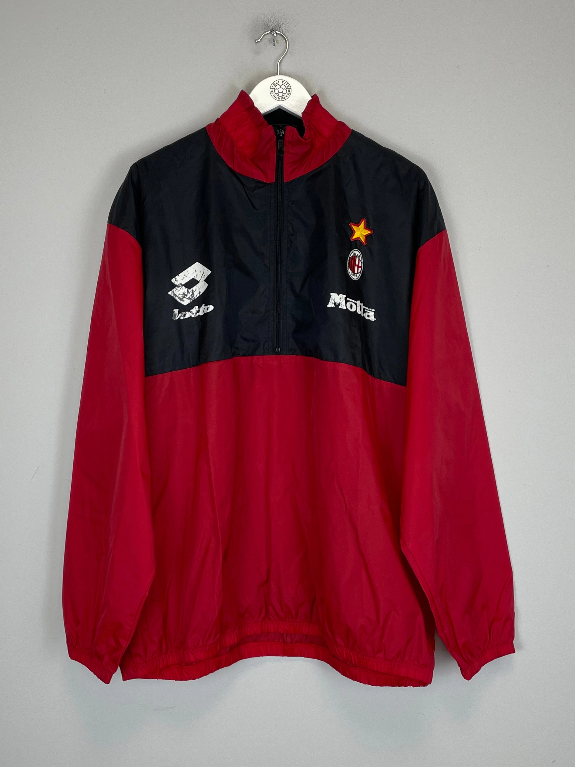 1994/95 AC MILAN WINDBREAKER (L) LOTTO High Flexibility