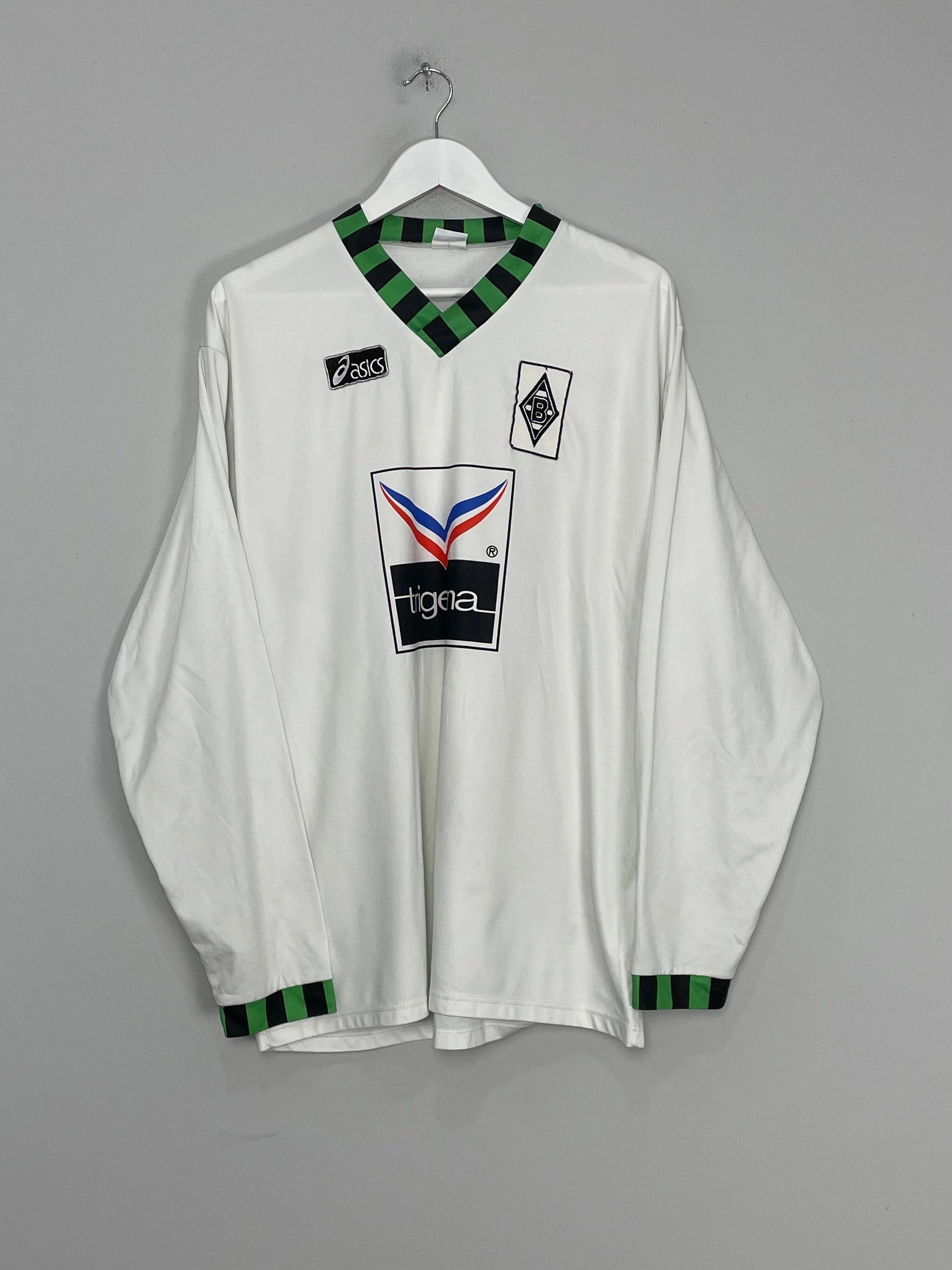 Slub Textured Surface Durable Wicking Channels 1992/94 MONCHENGLADBACH L/S HOME SHIRT (XL) ASICS