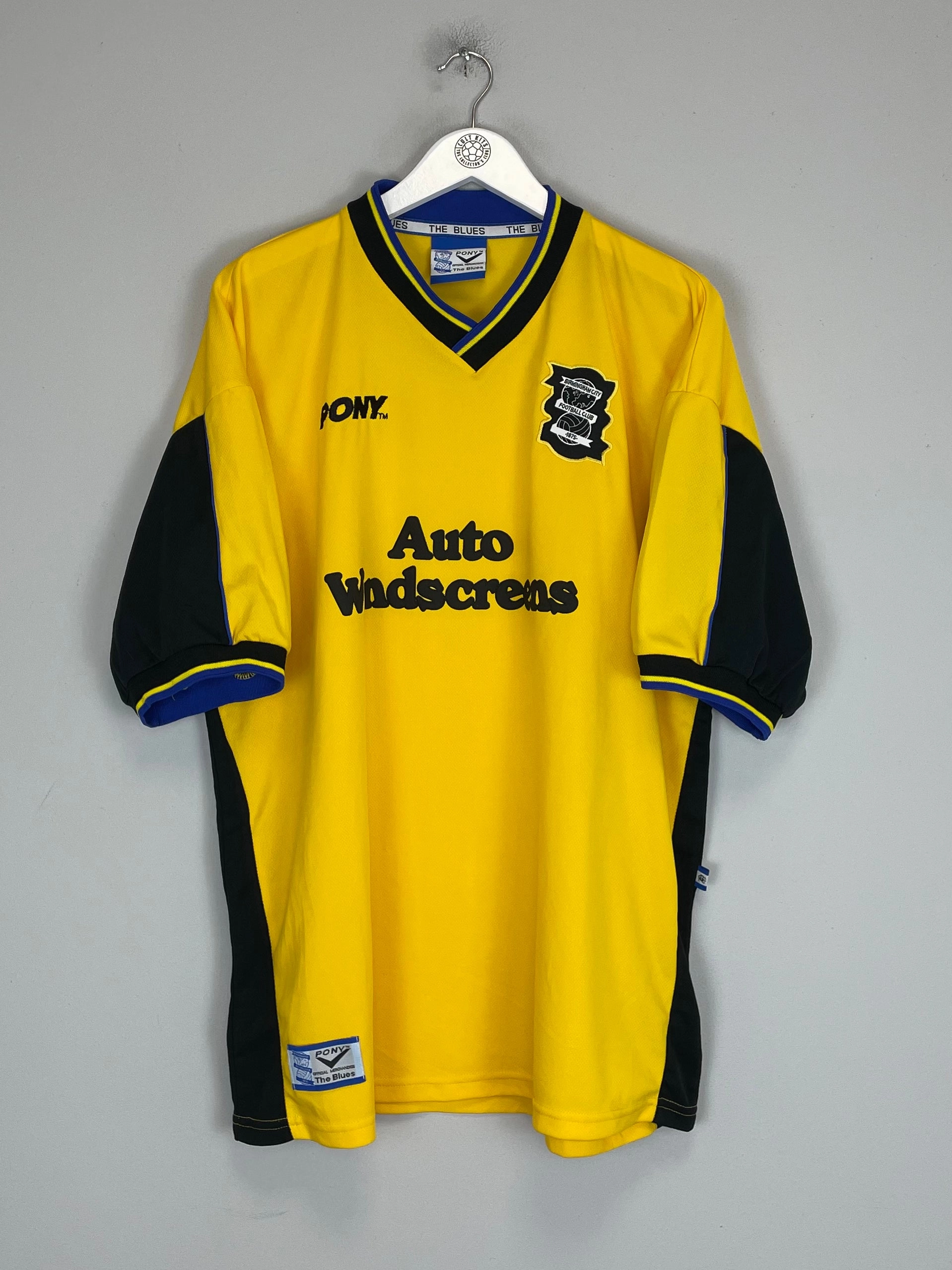 1997/98 BIRMINGHAM CITY AWAY SHIRT (XL) PONY Comfortable Inner Lining Non Chafe Edging