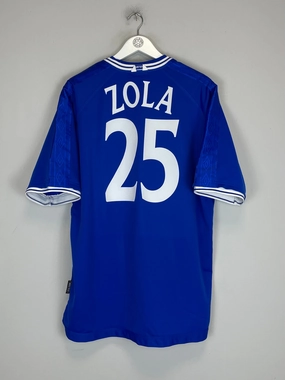 1999/01 CHELSEA ZOLA #25 HOME SHIRT (XXL) UMBRO Heat Balance