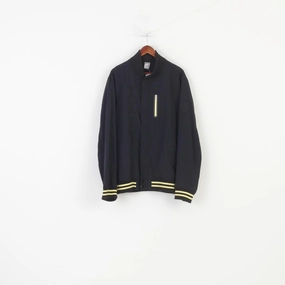 Inventory Nike Men XXL Jacket Black Sportswear XXIV Baseball Nylon Waterproof Vintage Full Zipper Top