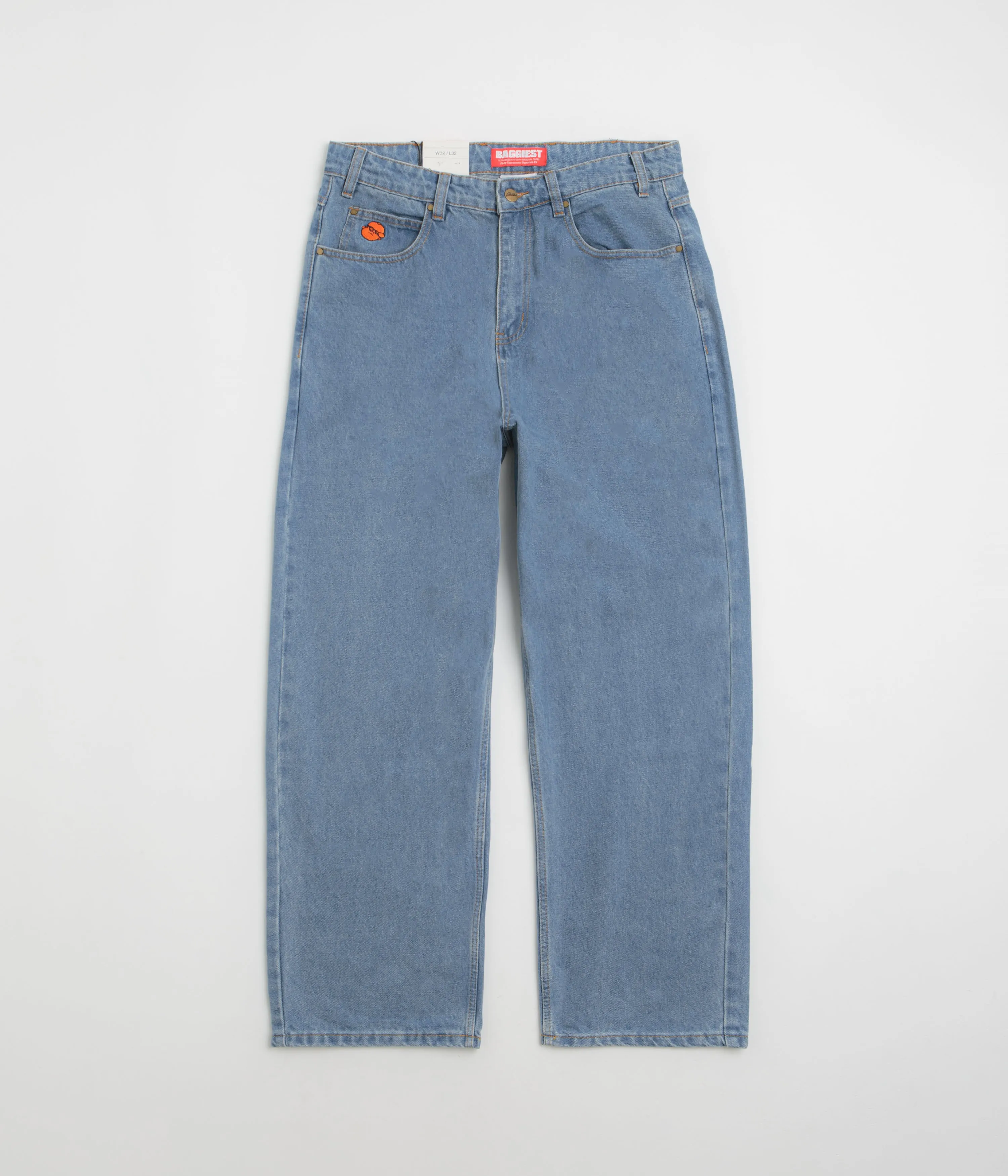 Simple Match Butter Goods Santosuosso Jeans - Washed Indigo / Indigo