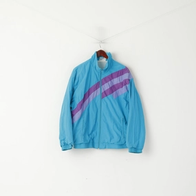 Compact Storage Design The Flagship Men L Jacket Turquoise Festival Bomber Full Zipper retro Tracksuit Top