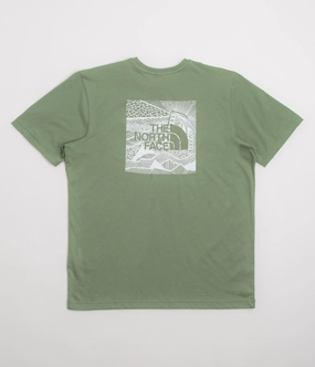 The North Face Box NSE Celebration T-Shirt - Bark Mist MinimalistStitching Natural Fiber Blend