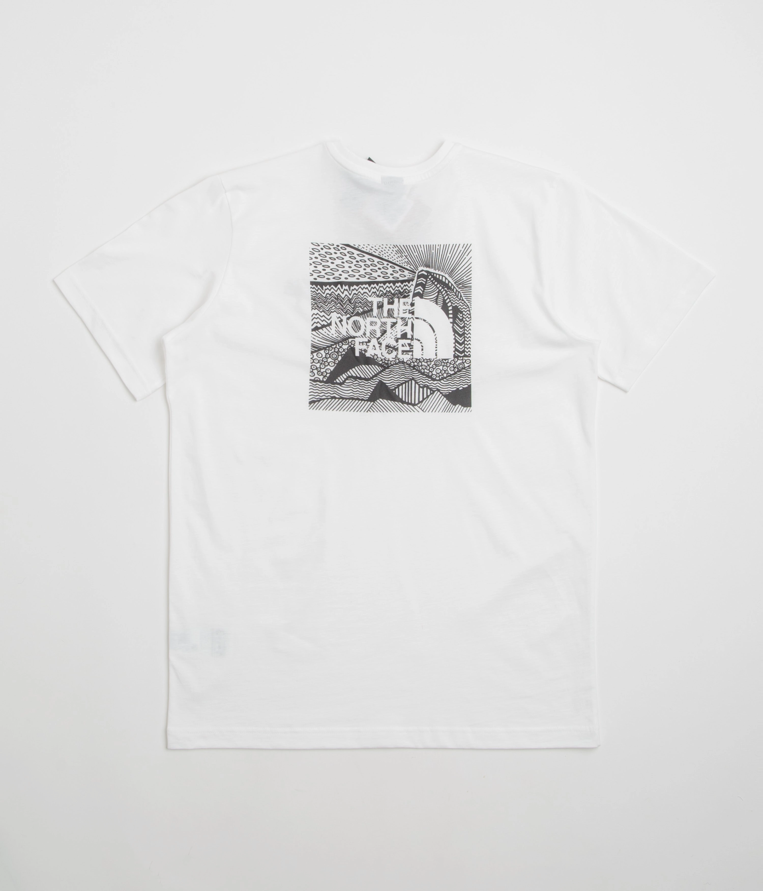 Classic Comfort Style The North Face Box NSE Celebration T-Shirt - TNF White