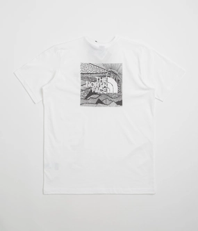 Classic Comfort Style The North Face Box NSE Celebration T-Shirt - TNF White