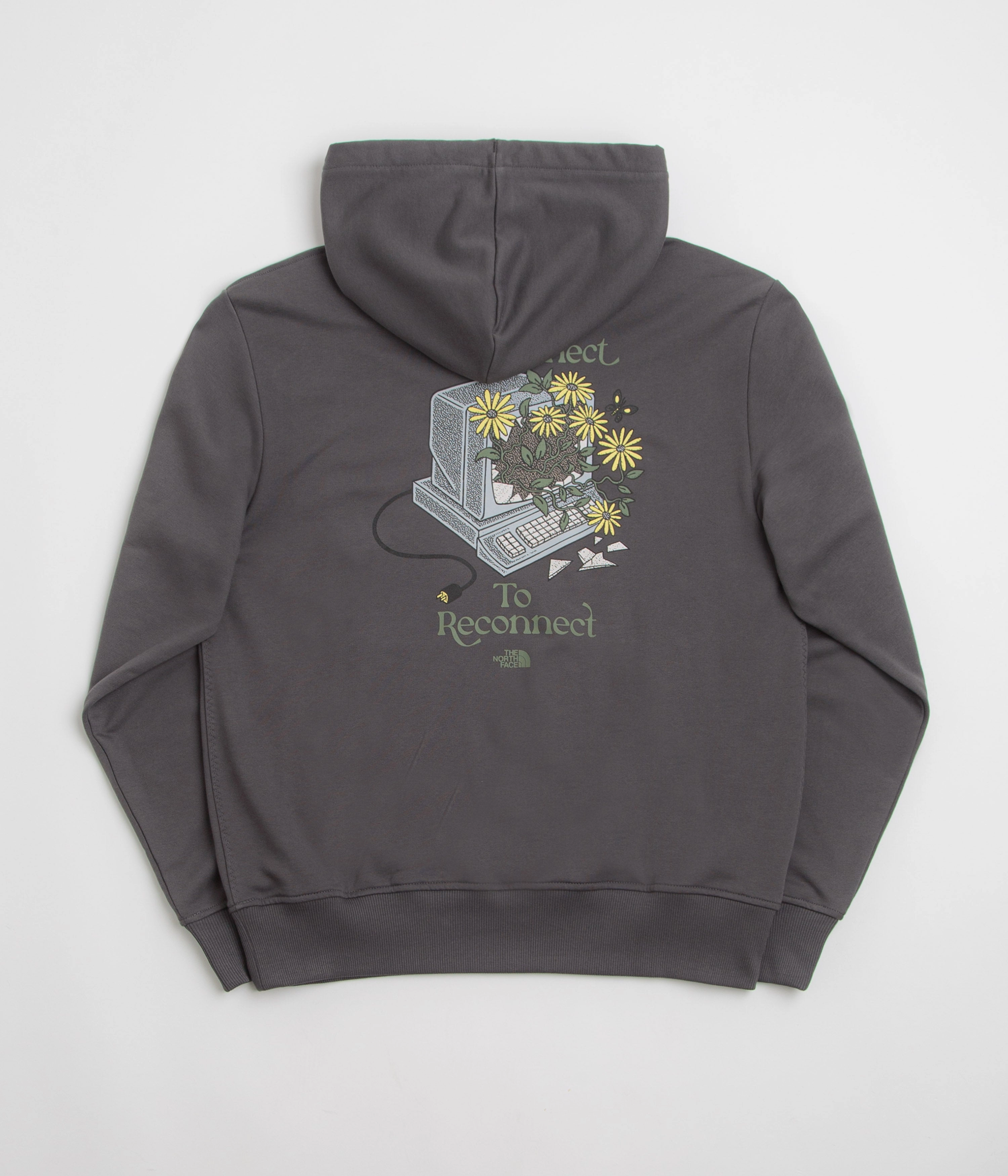 The North Face Connect Relaxed Graphic Hoodie - Anthracite Grey Ergonomic Cut