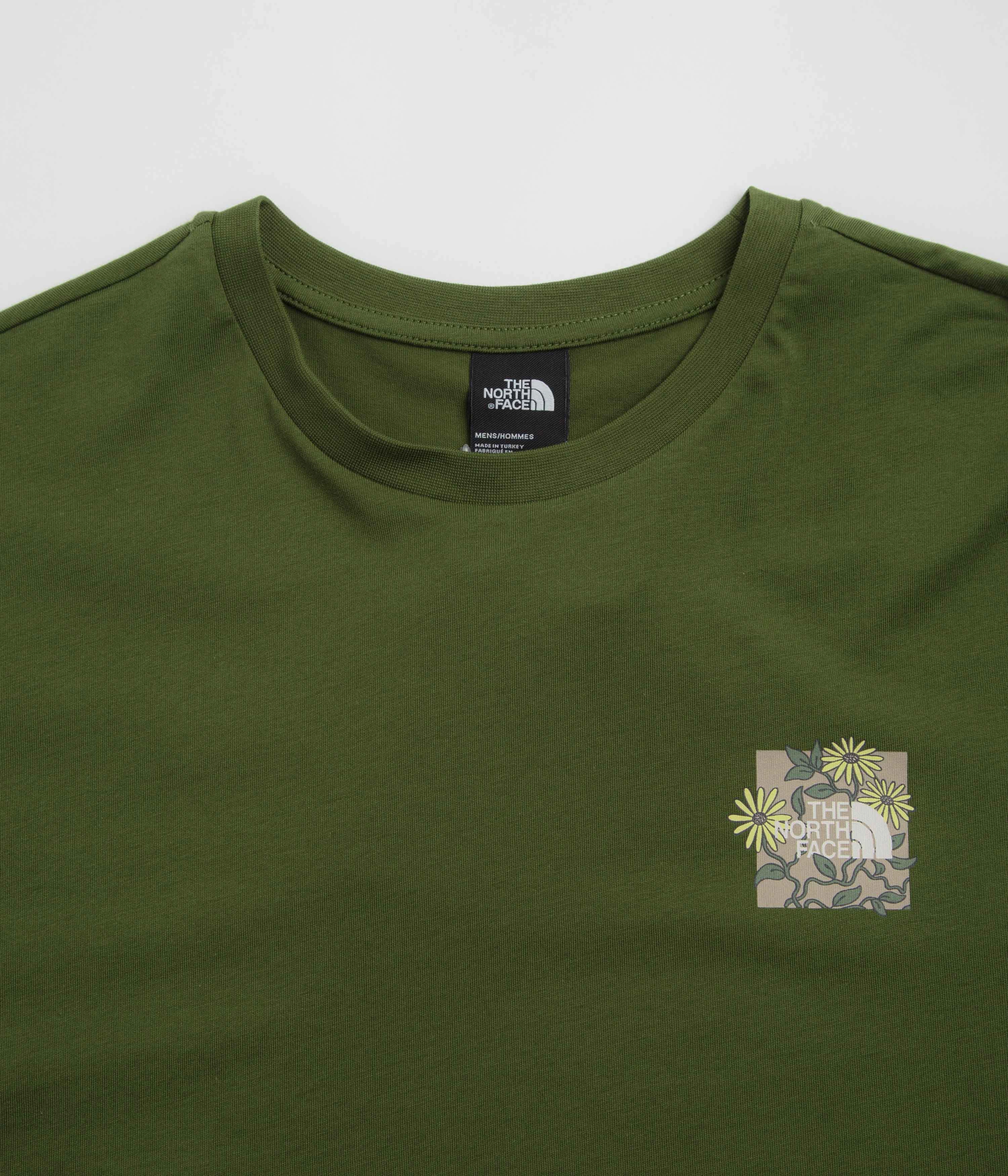 The North Face Connected Relaxed Graphic T-Shirt - Woodland Green Long sleeved warmth