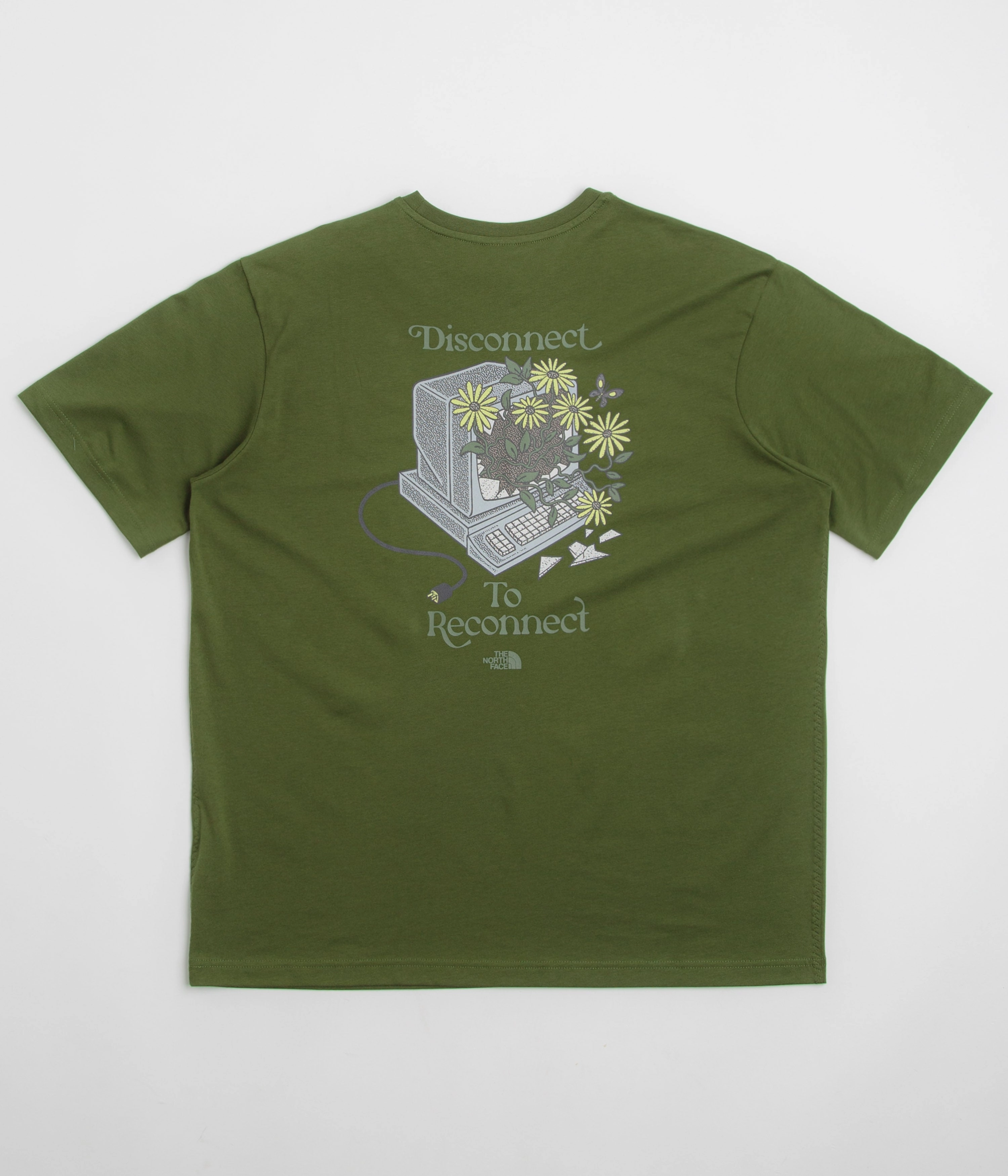 The North Face Connected Relaxed Graphic T-Shirt - Woodland Green Fashion Fit