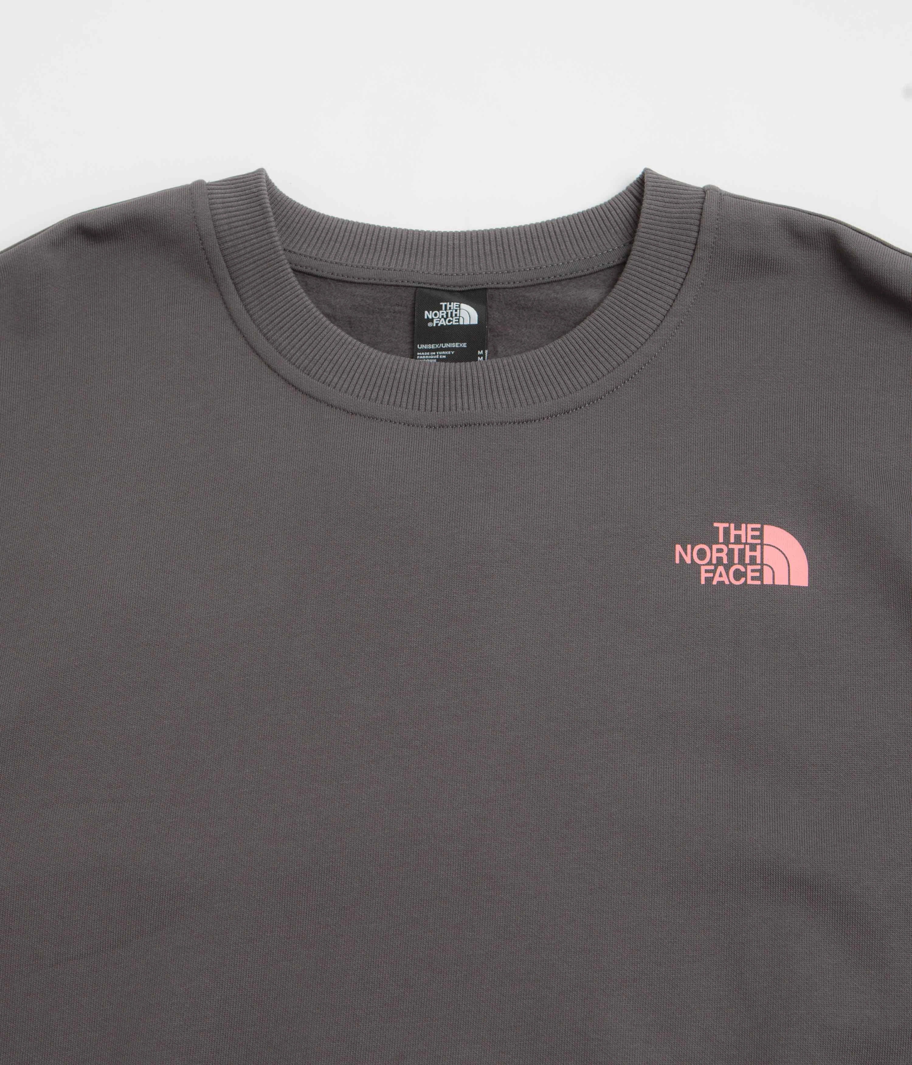 Solid Color product semi formal grace The North Face Expedition Celebration Oversized Crewneck Sweatshirt - Anthracite Grey