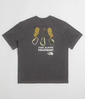 The North Face Explore Gear Relaxed T-Shirt - Anthracite Grey Playful Vibes