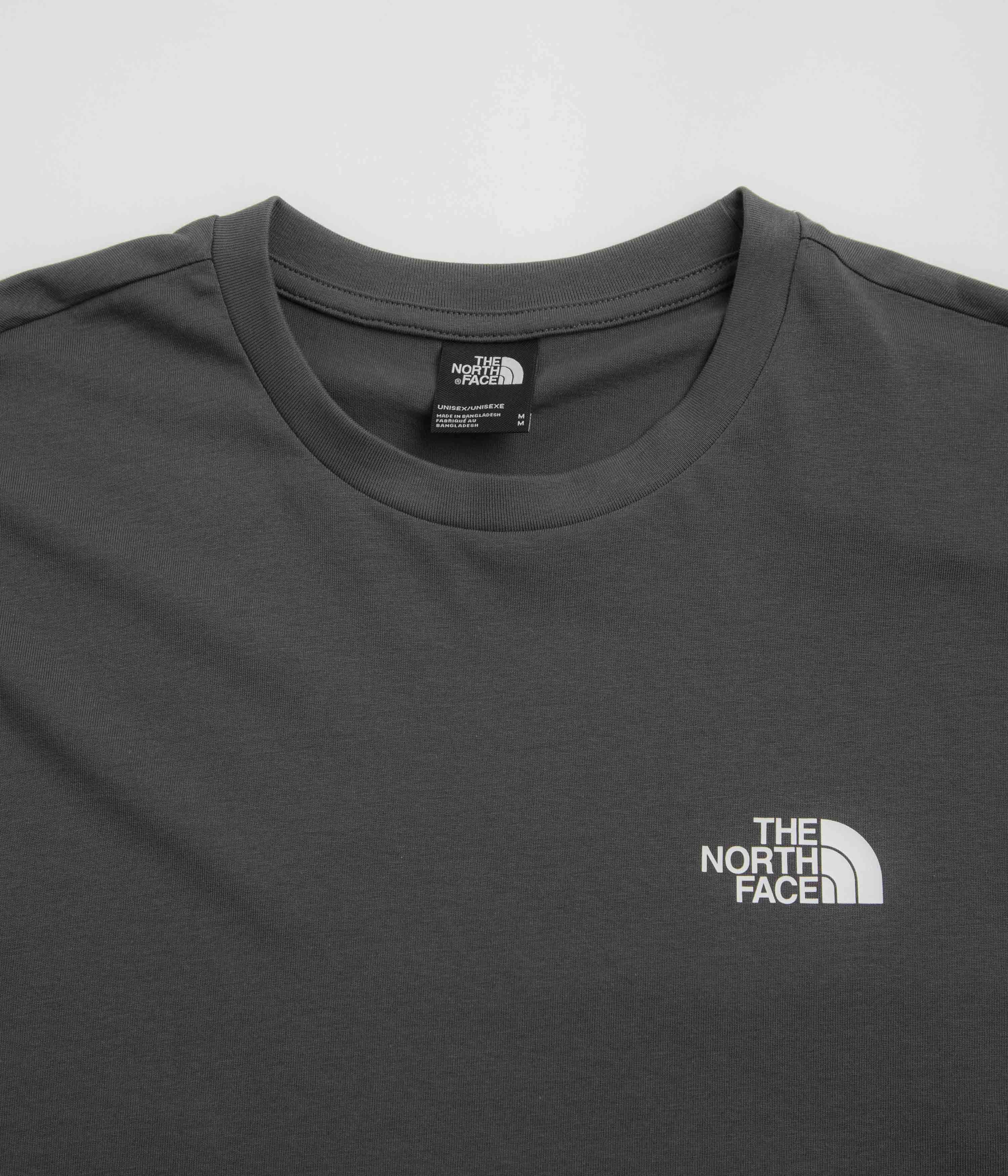 The North Face Explore Gear Relaxed T-Shirt - Anthracite Grey Urban Casual Look Soft Touch Fit