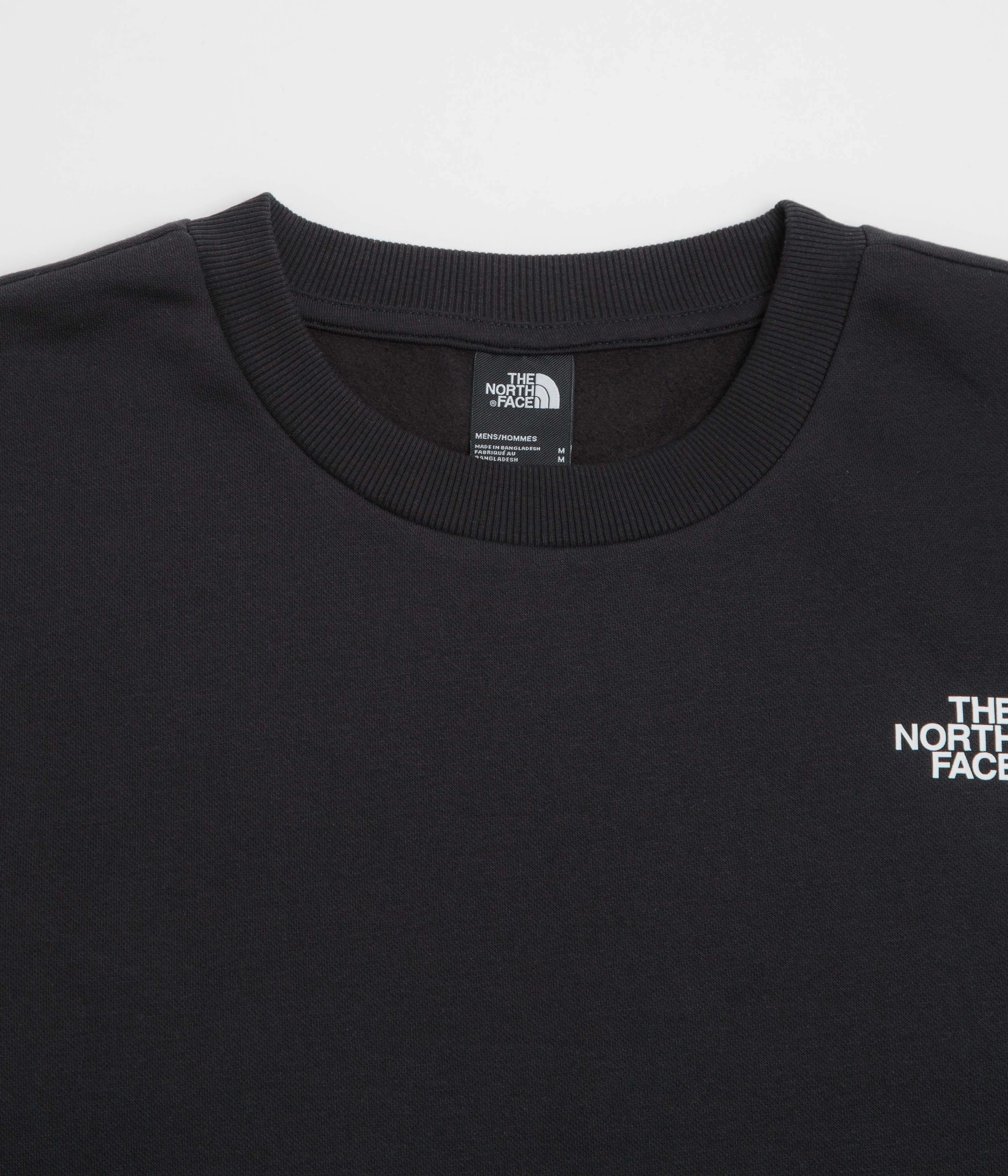 Vacation Style The North Face Simple Dome Crewneck Sweatshirt - TNF Black