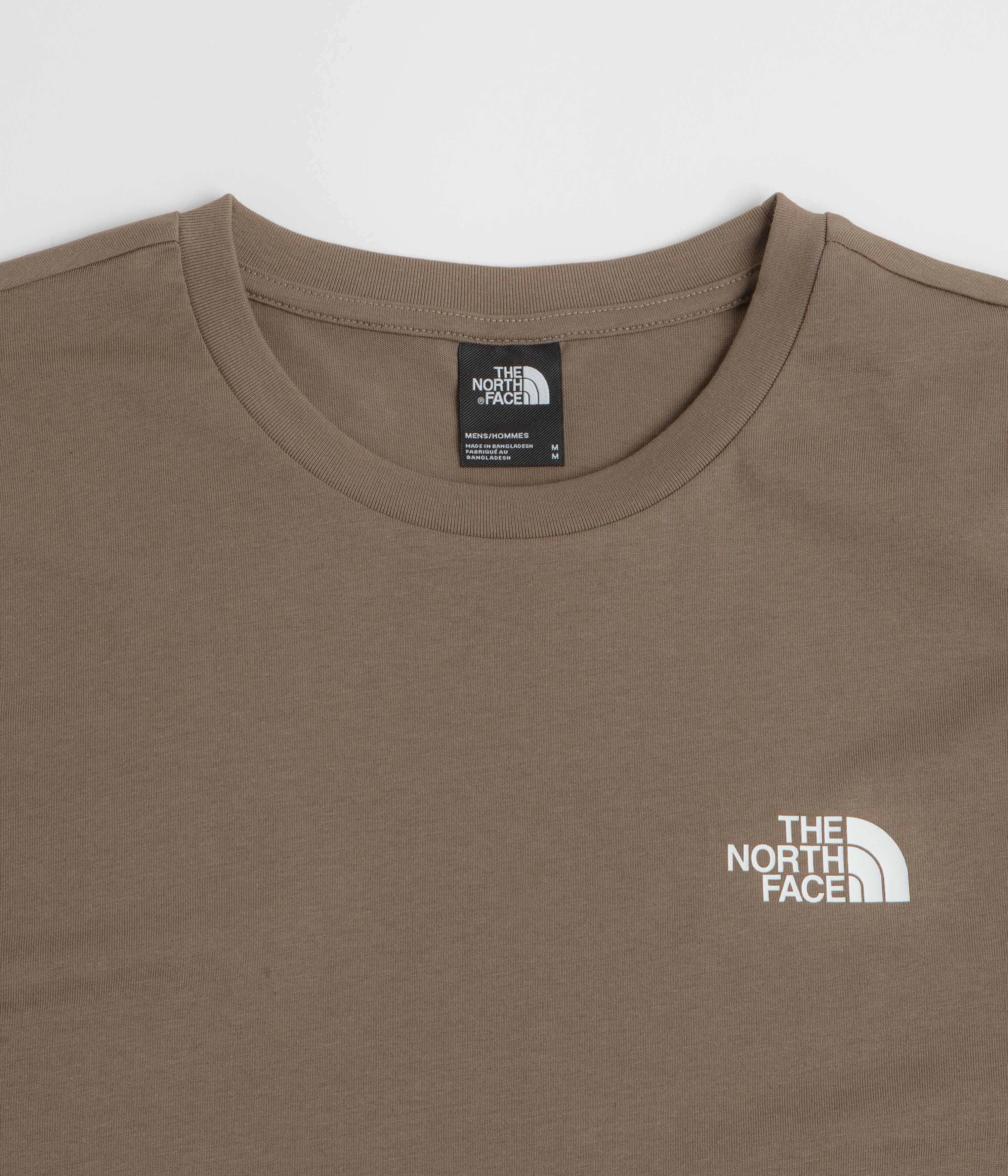 Hypoallergenic Fibers The North Face Simple Dome T-Shirt - Mocha Brown