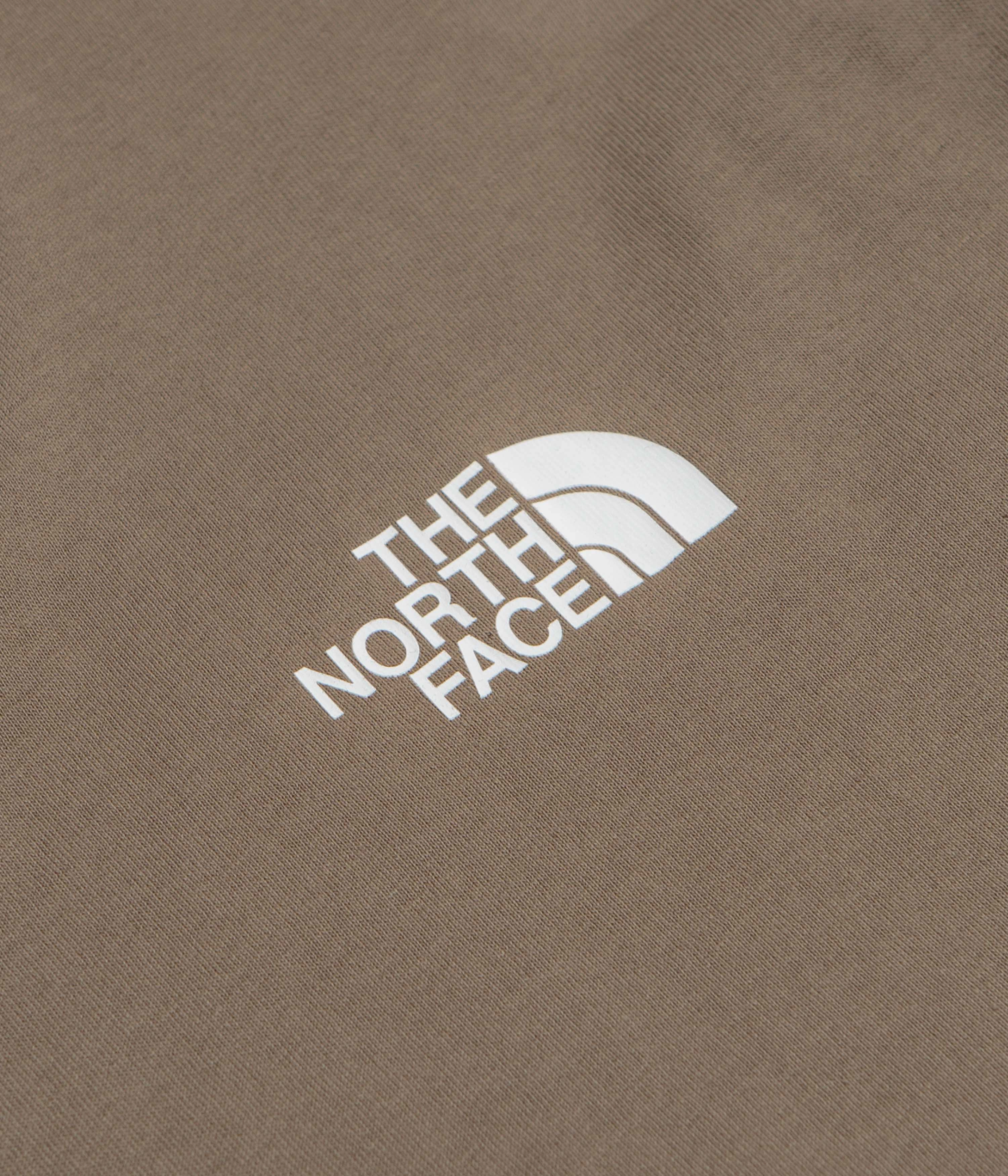 The North Face Simple Dome T-Shirt - Mocha Brown Anti-bacterial Easy Wear