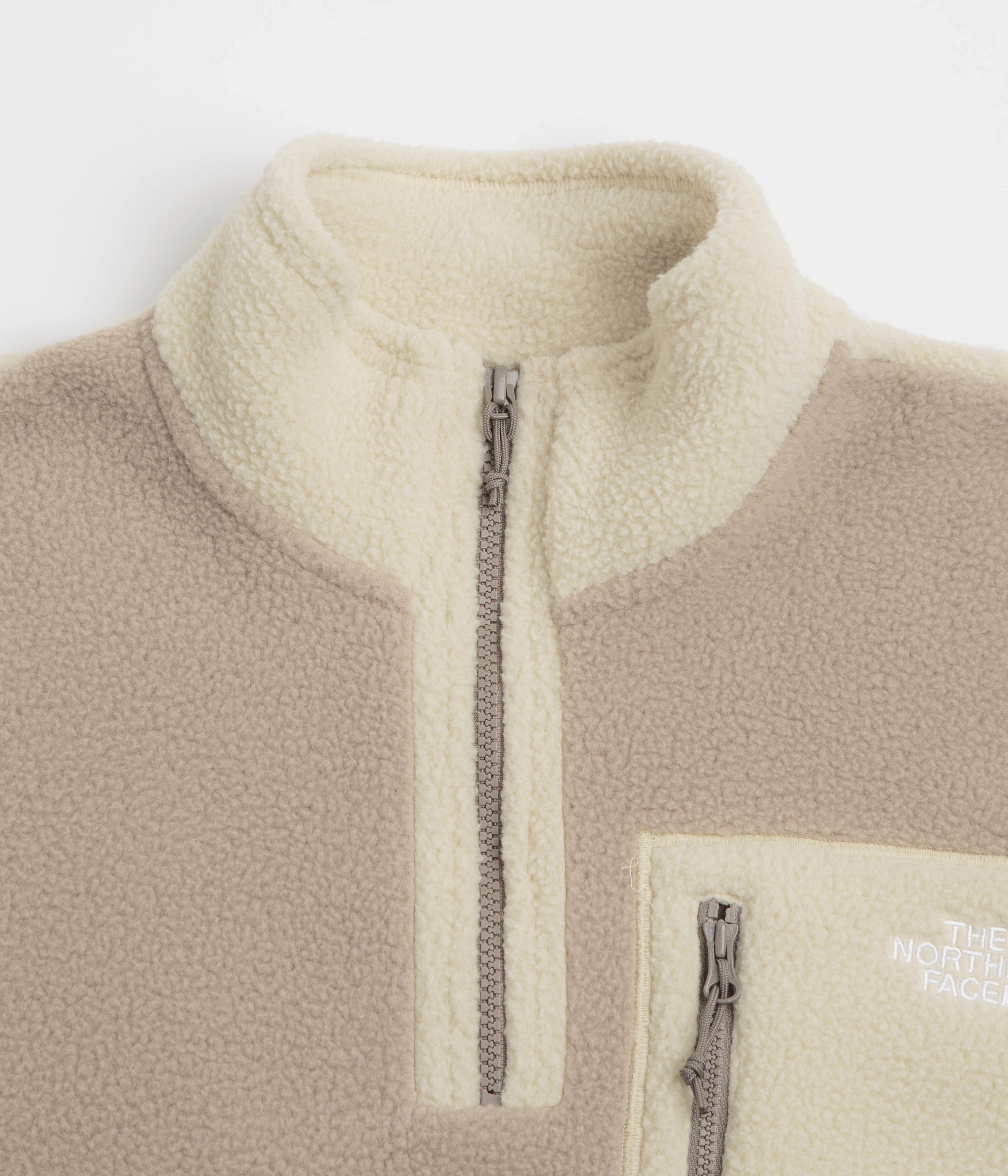 The North Face Yumiori 1/4 Zip Fleece - Mushroom Grey / Gravel Move Freely