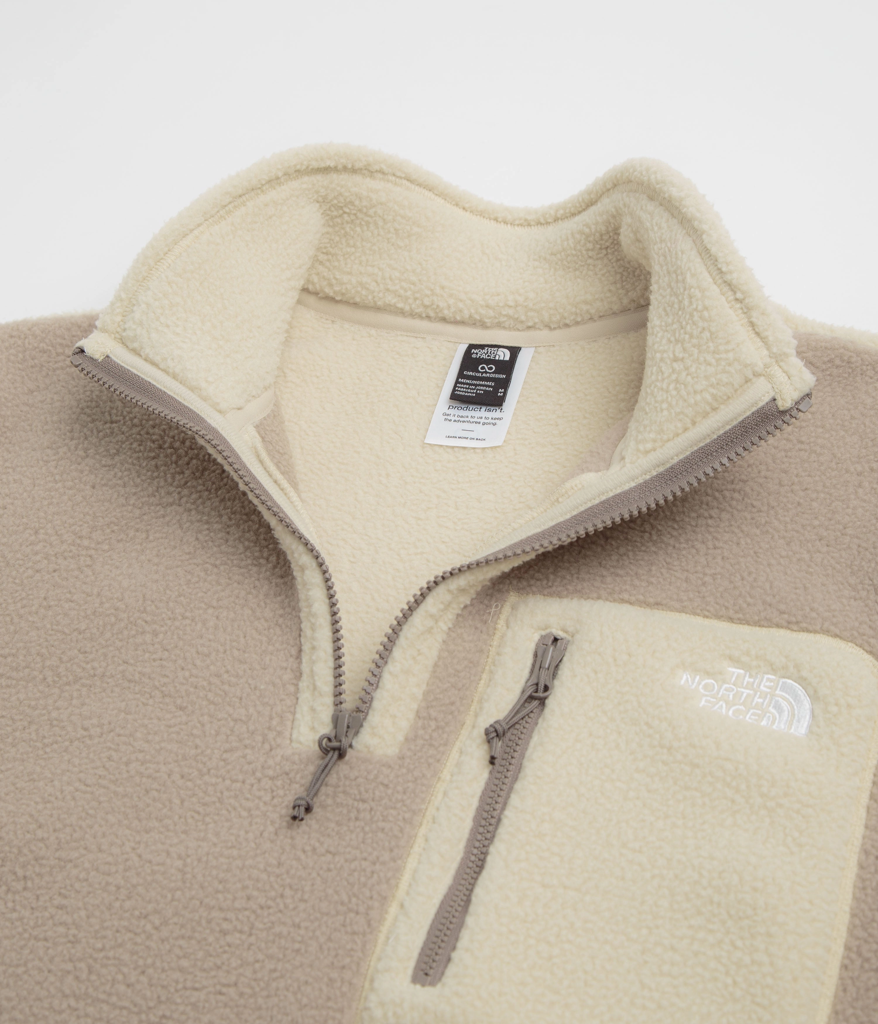 Versatile Outfit Quick Outfit The North Face Yumiori 1/4 Zip Fleece - Mushroom Grey / Gravel