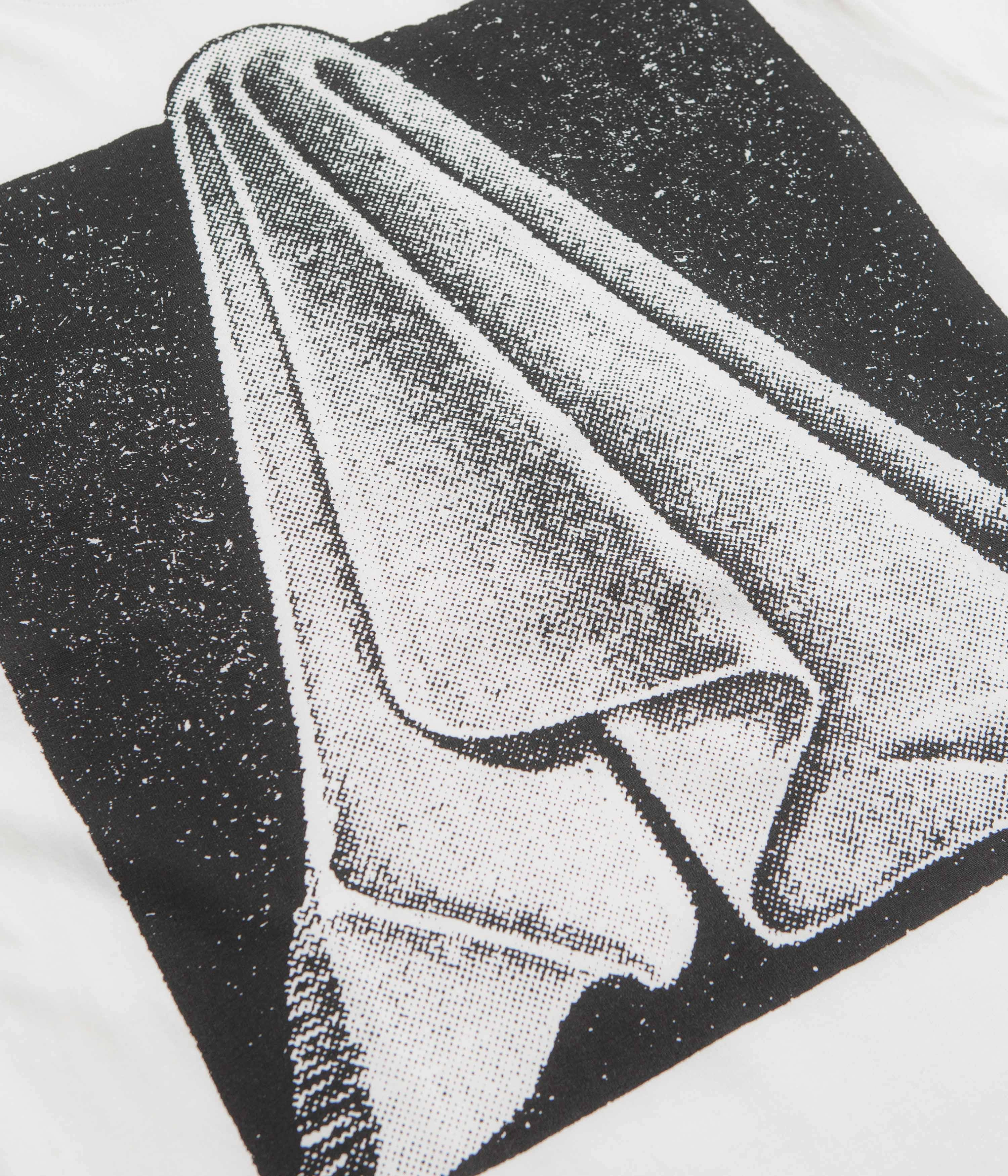 Active Fashion Quick Drying The Trilogy Tapes Drapery T-Shirt - White