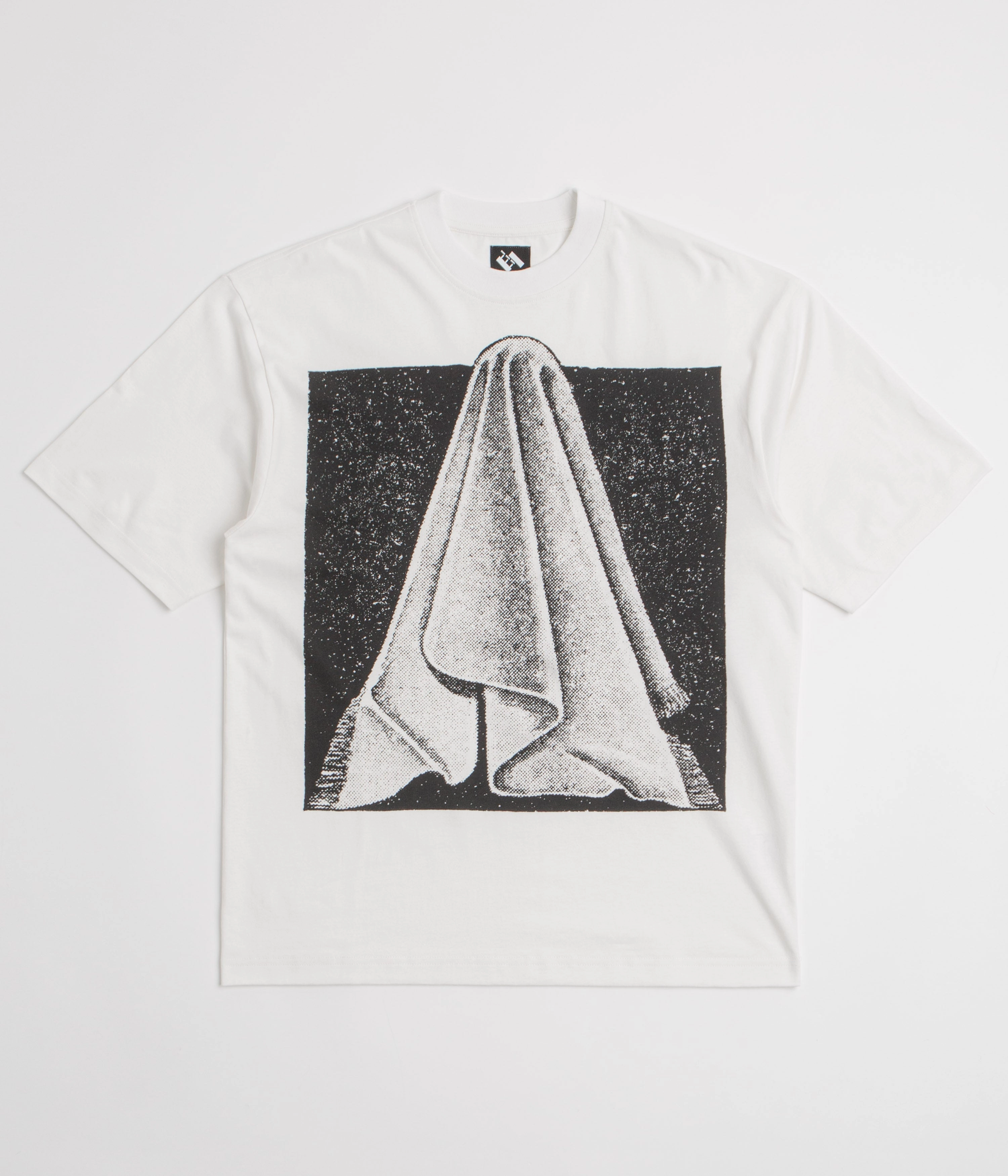Holiday Comfort Style The Trilogy Tapes Drapery T-Shirt - White