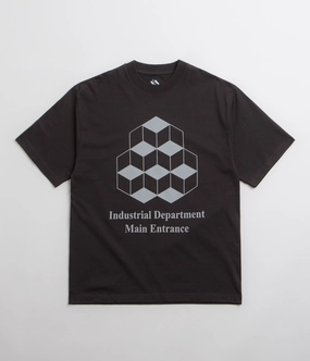 The Trilogy Tapes Industrial Department T-Shirt - Black NeutralTonesCollection