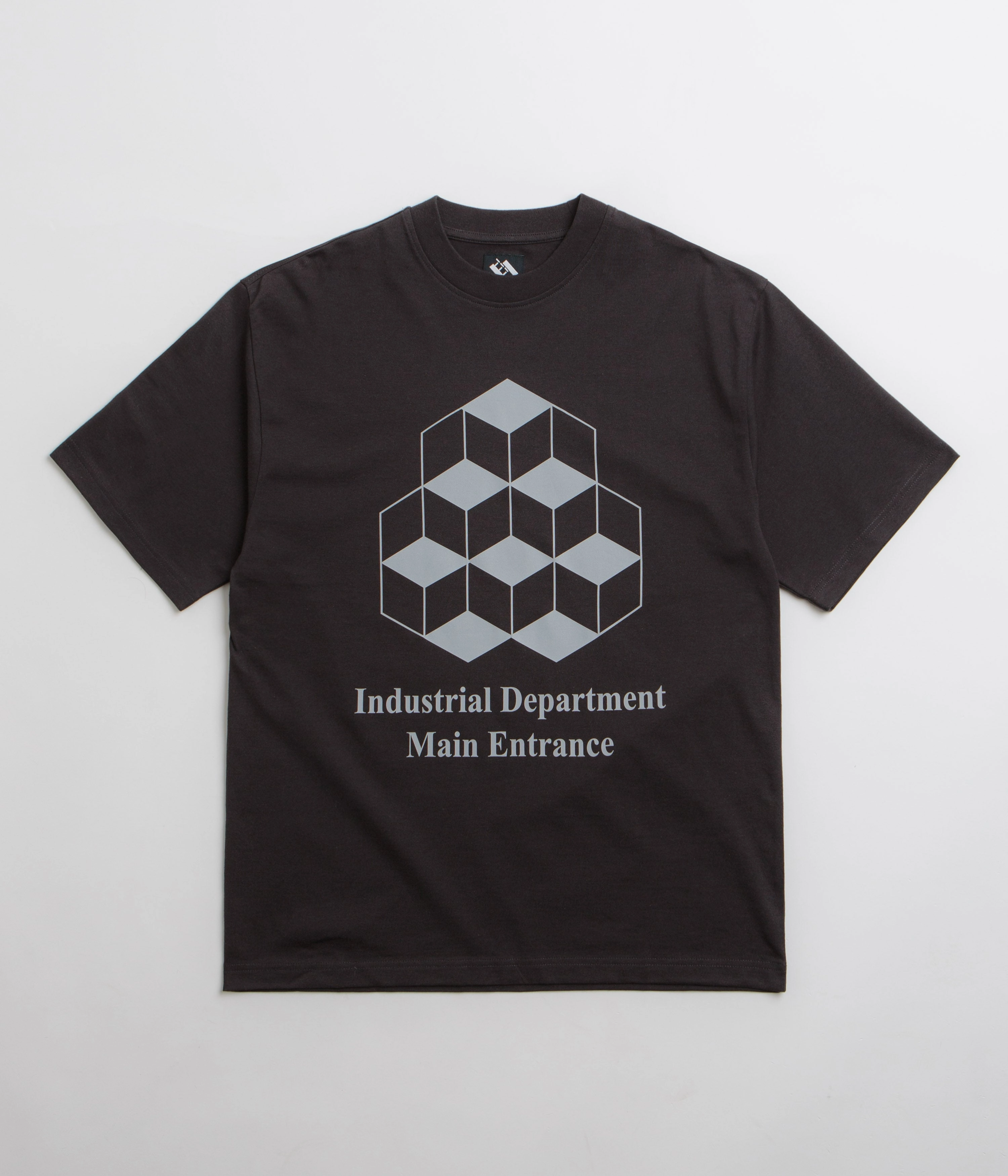 The Trilogy Tapes Industrial Department T-Shirt - Black NeutralTonesCollection