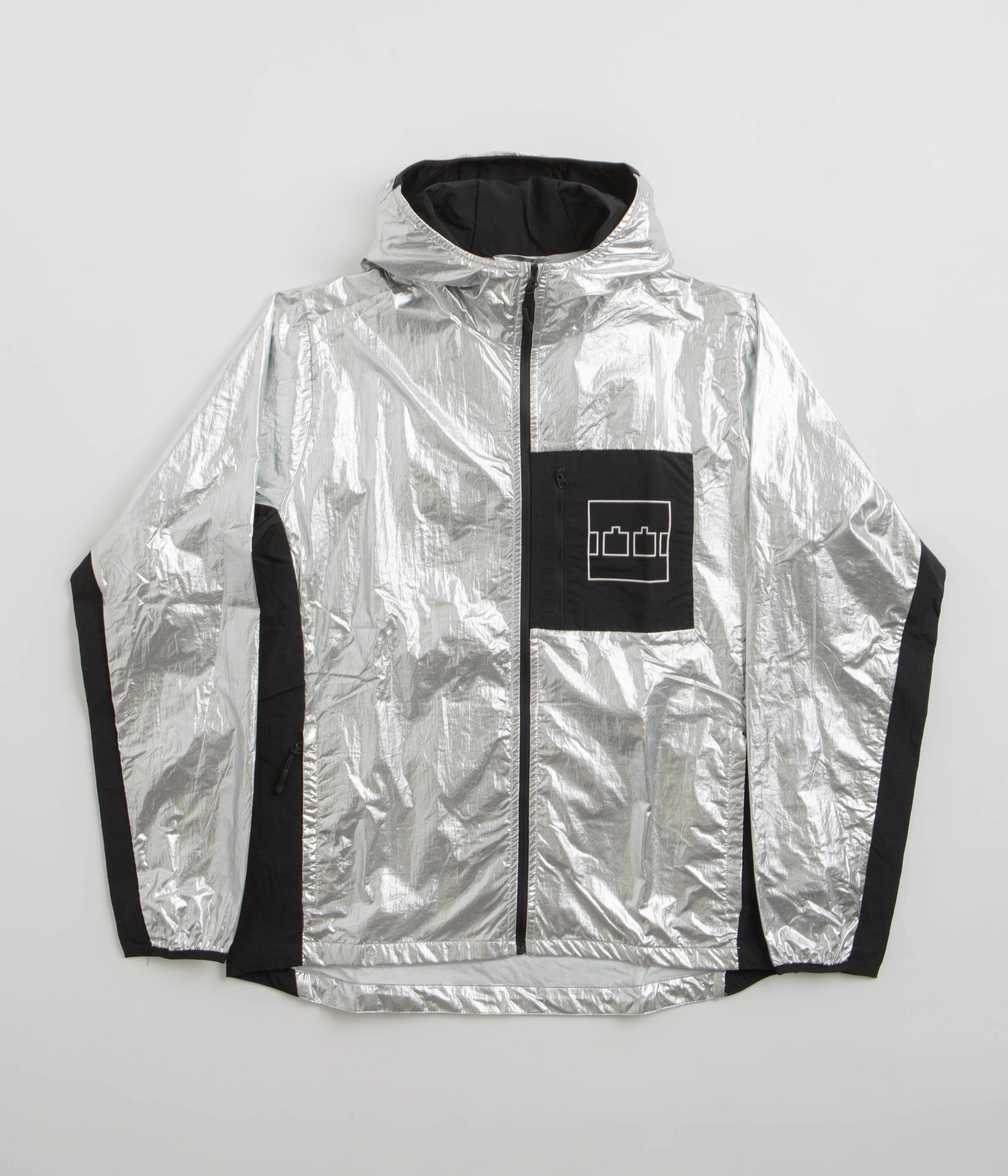 The Trilogy Tapes Lightweight Jacket - Silver Oil