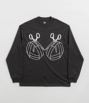 Stylish Layering Eco Conscious Production The Trilogy Tapes Mobius Band Long Sleeve T-Shirt - Black