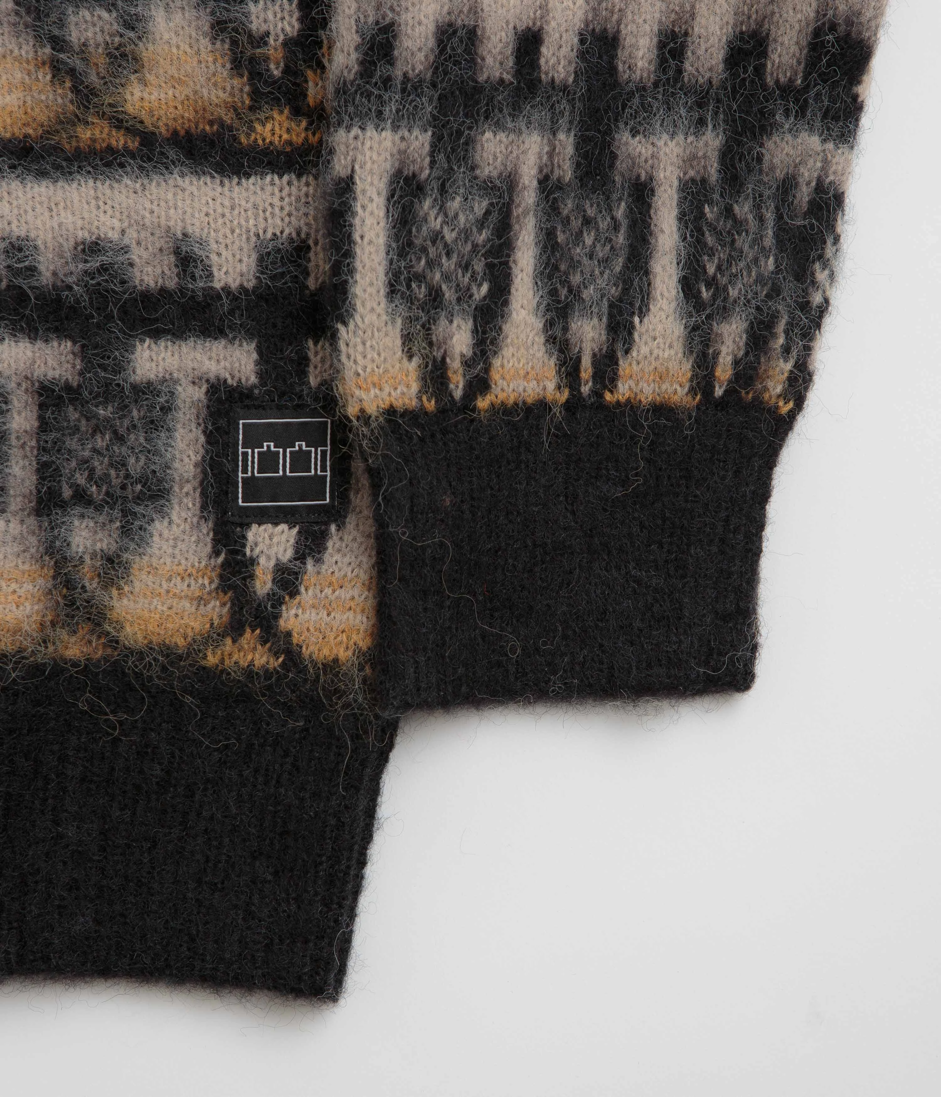 The Trilogy Tapes Repeat Knitted Sweatshirt - Multi Comfy Outerwear teenagers