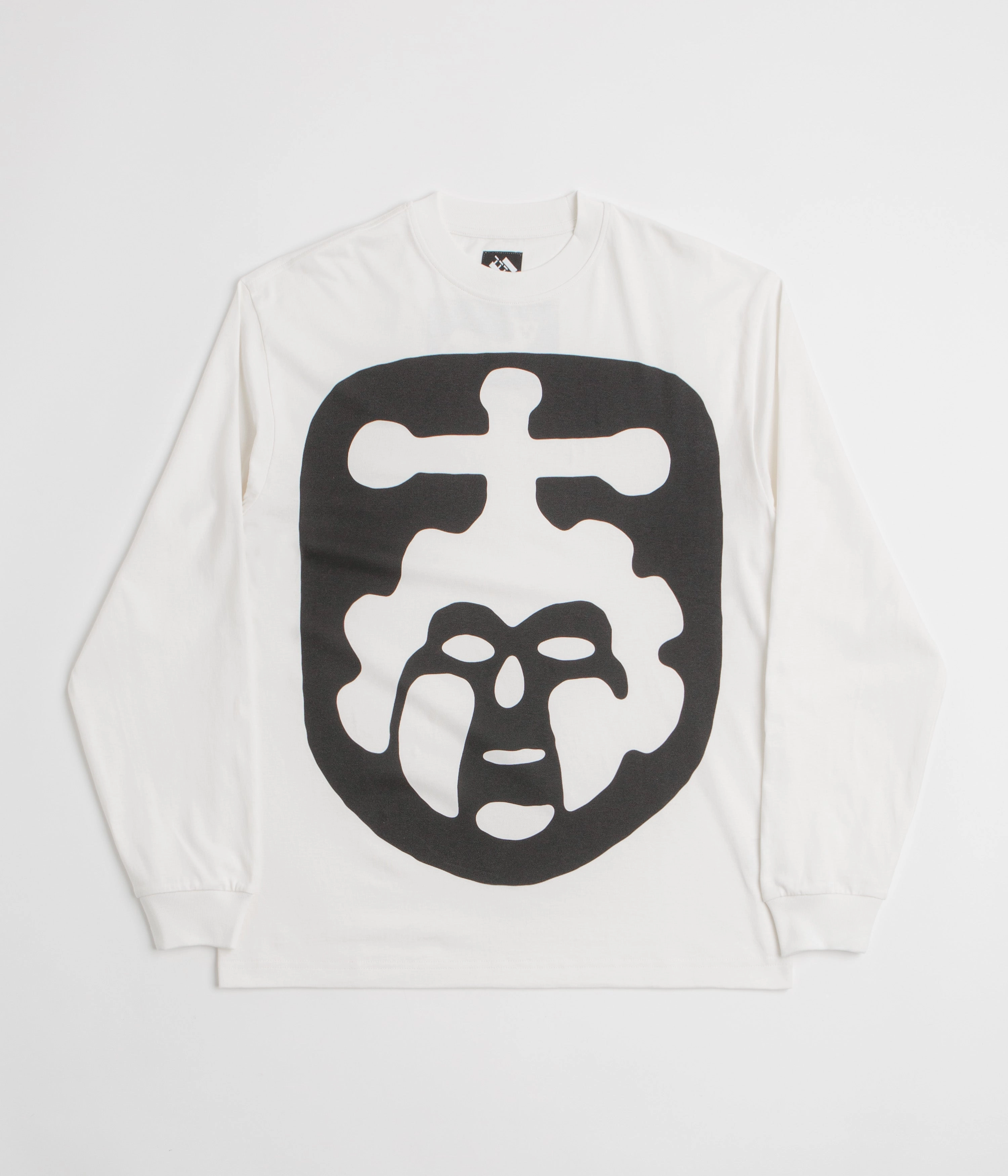 The Trilogy Tapes Screwhead Long Sleeve T-Shirt - White Relaxed fit wear Everyday Look Wear