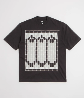 Reinforced Hems Eco Friendly Material The Trilogy Tapes Tetris Teeth T-Shirt - Black / Glow In The Dark