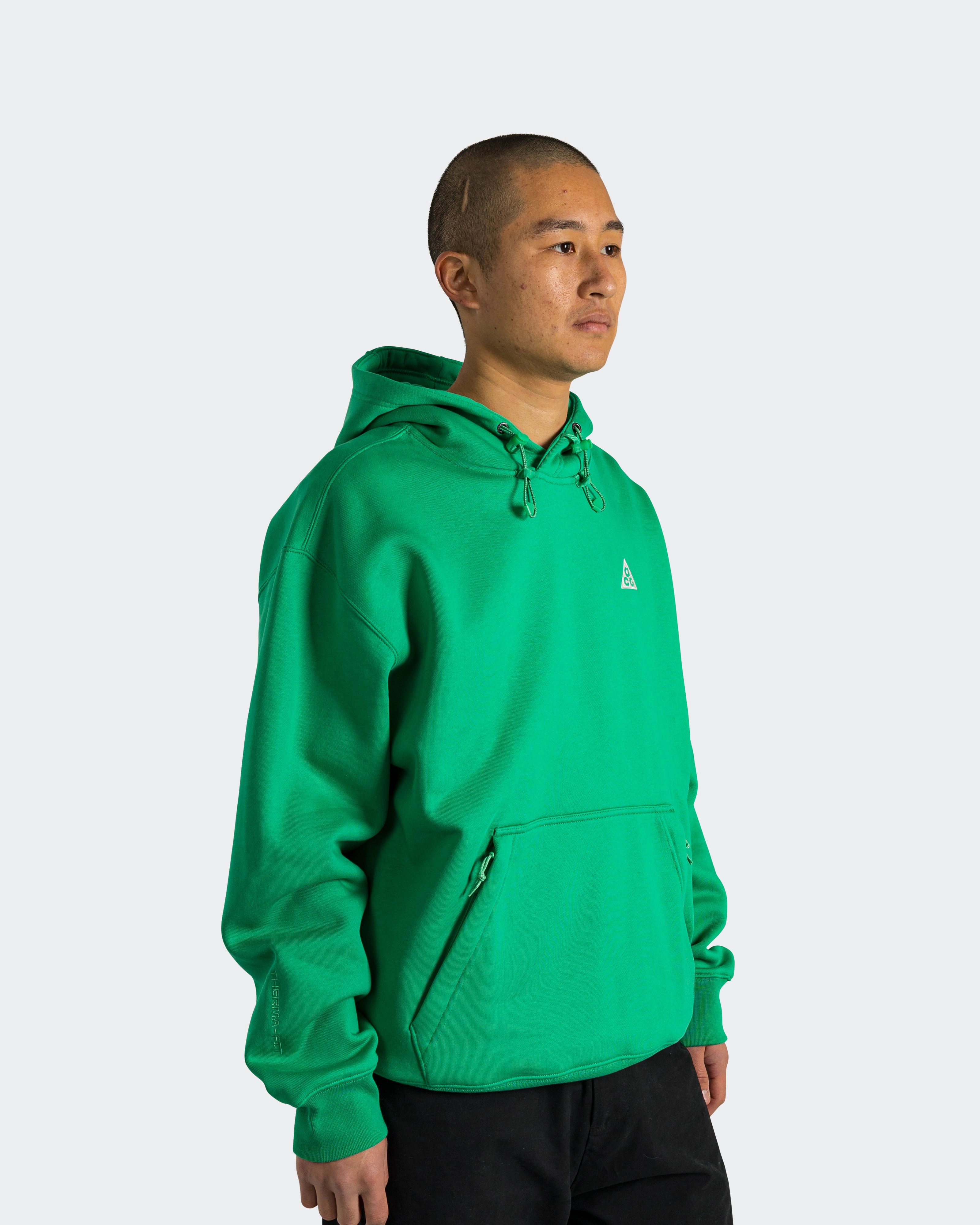 Therma-FIT Tuff Fleece Hoody - Stadium Green/Lt Khaki-Summit White product urban fashion sense shoe accents