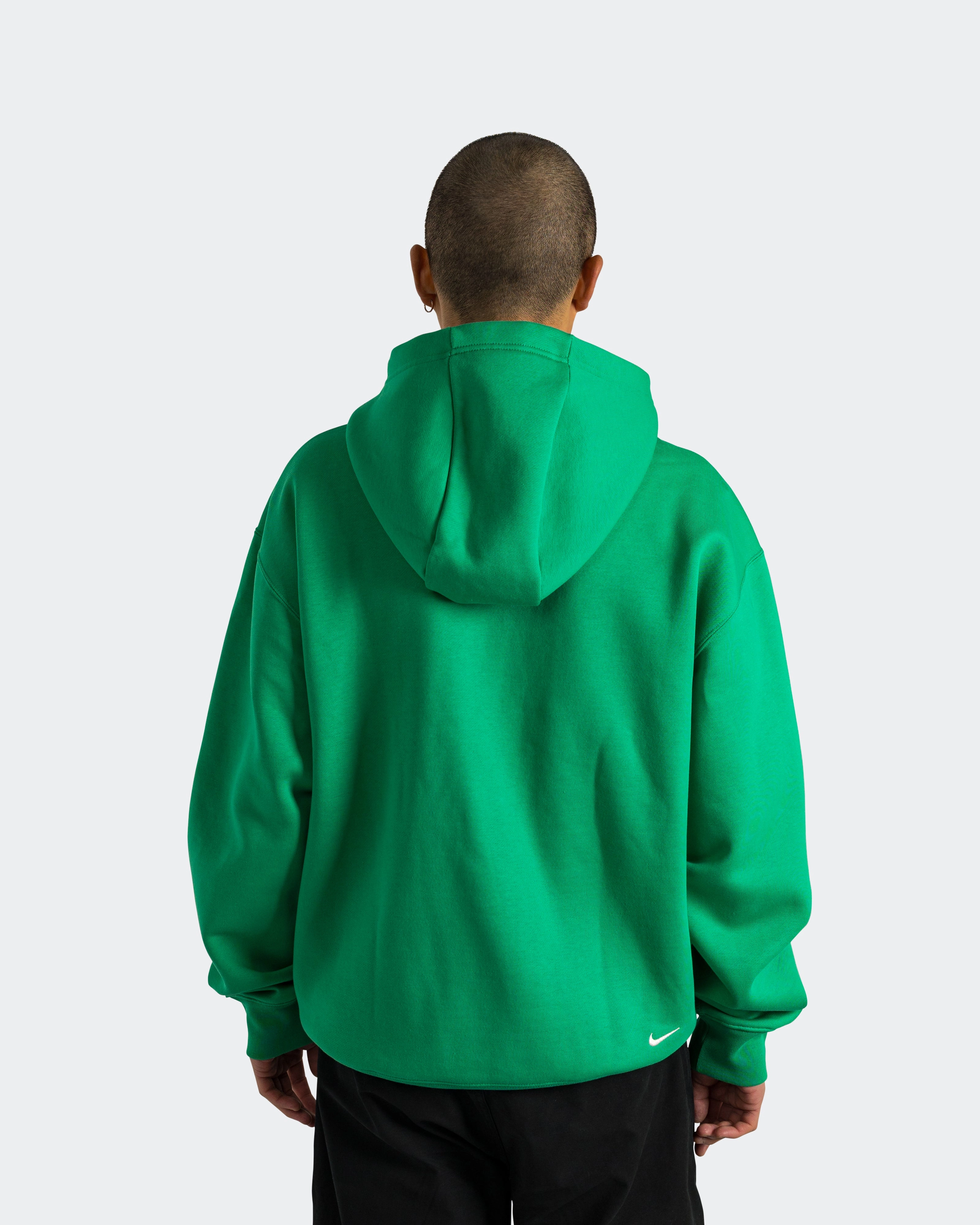 Therma-FIT Tuff Fleece Hoody - Stadium Green/Lt Khaki-Summit White product return policy Printed Detail