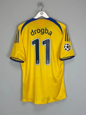 2008/09 CHELSEA DROGBA #11 C/L *PLAYER ISSUE* THIRD SHIRT (L) ADIDAS Street Motion