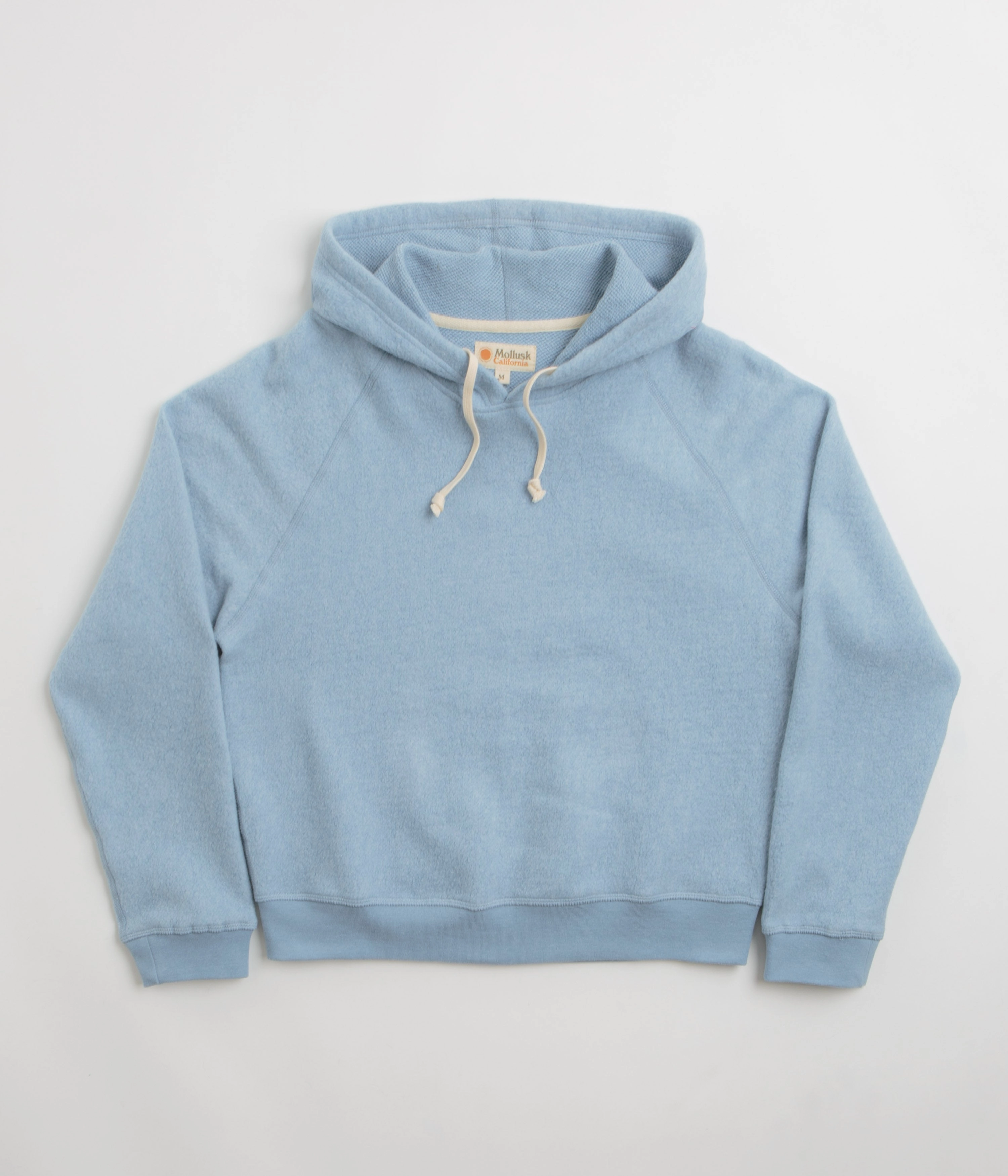 Eco Conscious Material Mollusk Womens Softest Hoodie - Blue Sky