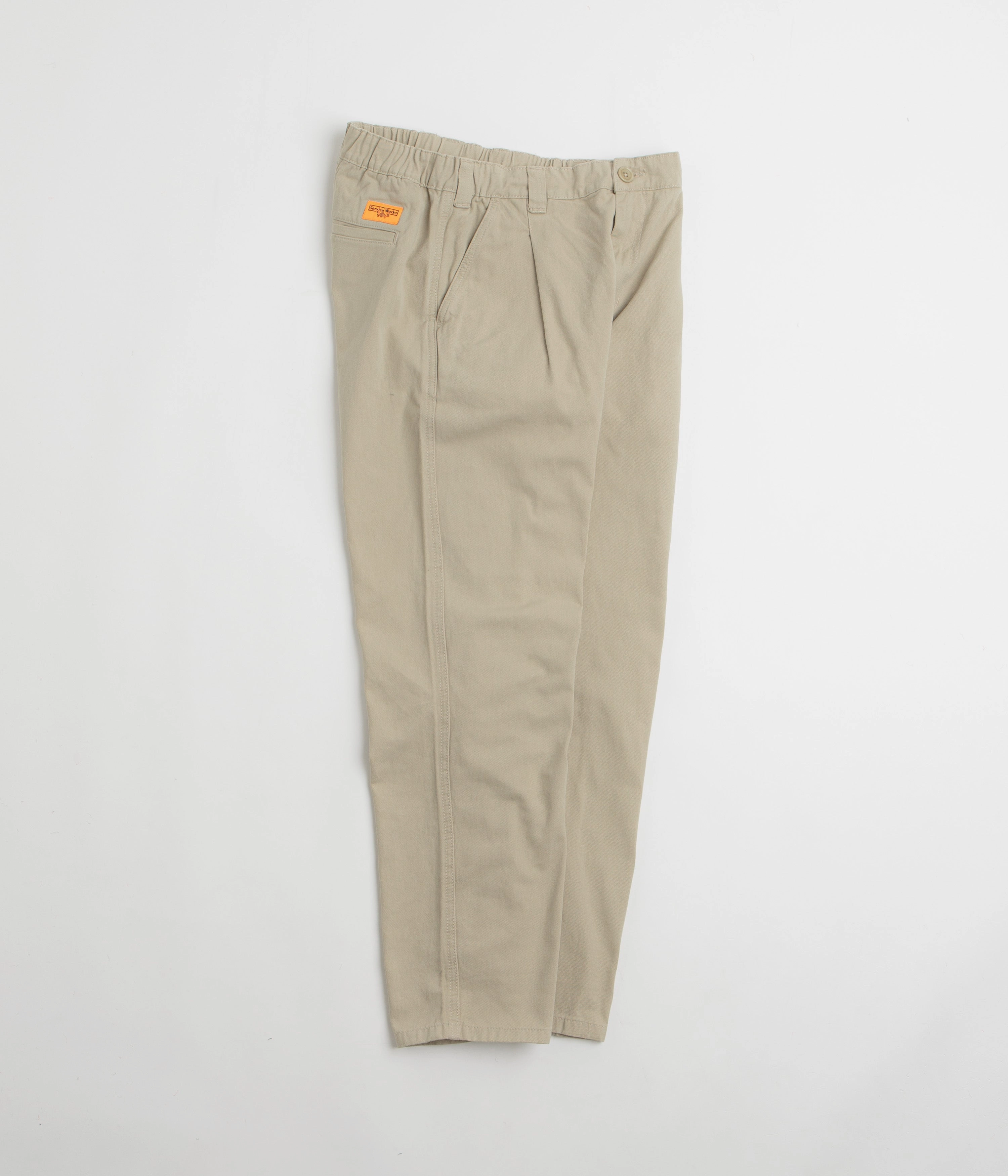Perfect Pair Service Works Drill Waiter Pants - Khaki