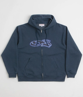 Yardsale YS Spray Hoodie - Blue Freedom of movement Cozy Night In