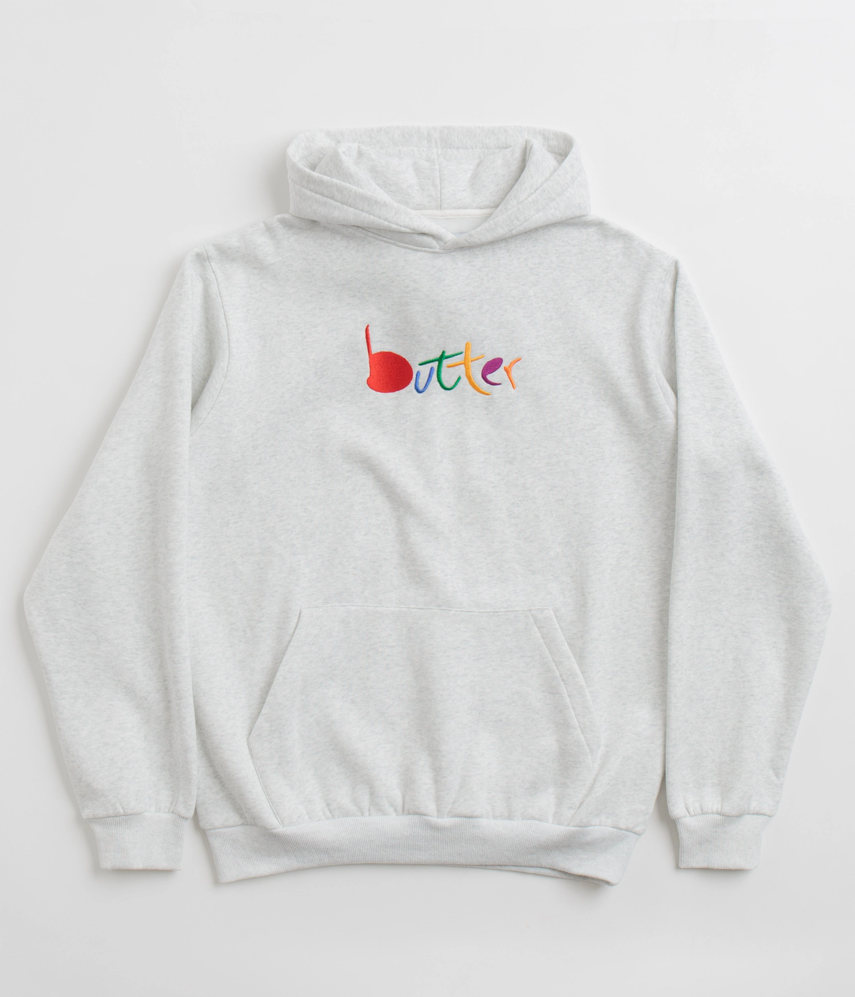 Windproof Layer Plus size clothing Butter Goods Art Hoodie - Ash