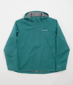 Workplace Use Light Reflective Logos Columbia Boulder Falls Jacket - River Blue