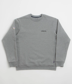 Hoodie Style Patagonia Fitz Roy Icon Uprisal Crewneck Sweatshirt - Gravel Heather