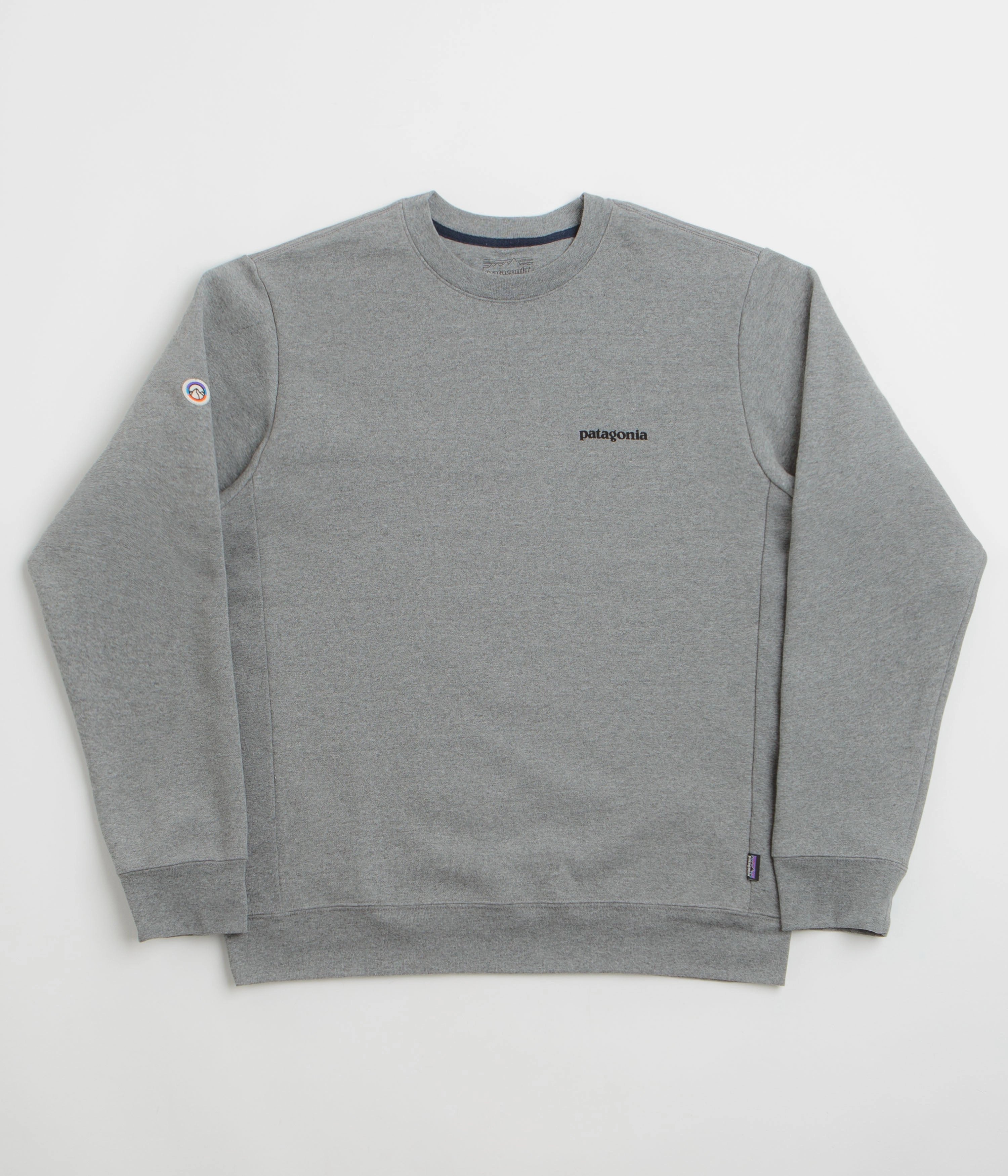Hoodie Style Patagonia Fitz Roy Icon Uprisal Crewneck Sweatshirt - Gravel Heather