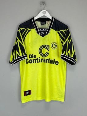 1994/95 DORTMUND HOME SHIRT (M) NIKE Odor Resistant Clothing Tech Classic Fit
