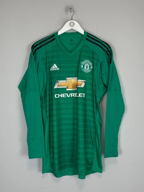 2018/19 MANCHESTER UNITED GK SHIRT (M) ADIDAS Hyper Breathable