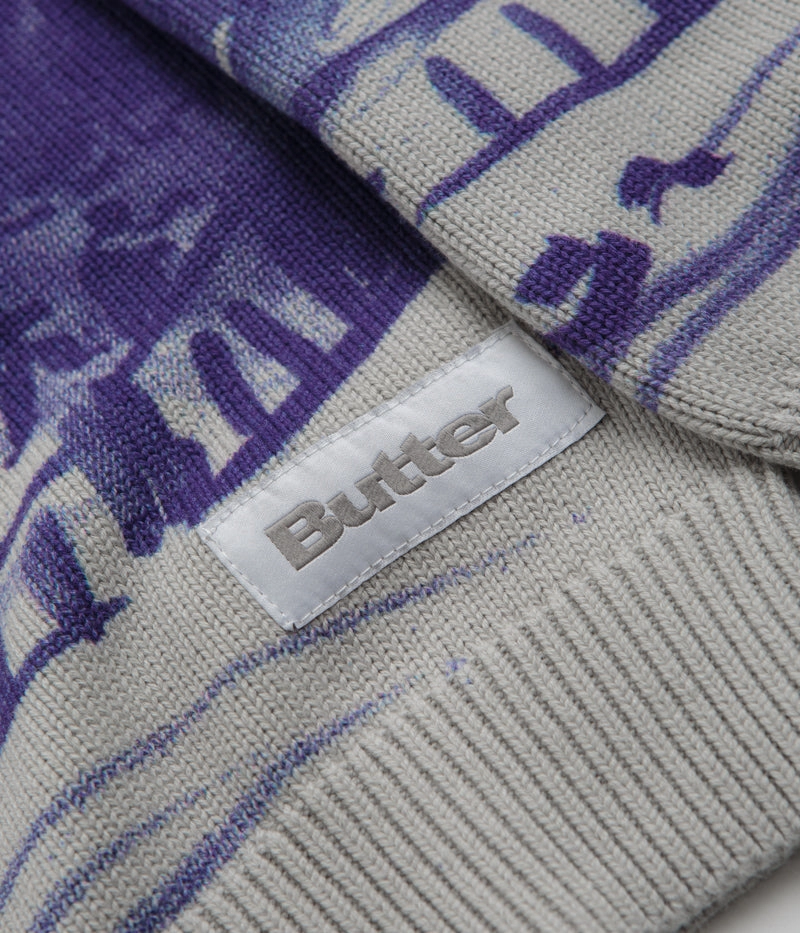 Butter Goods Davide Knit Sweatshirt - Grey product group cohesion