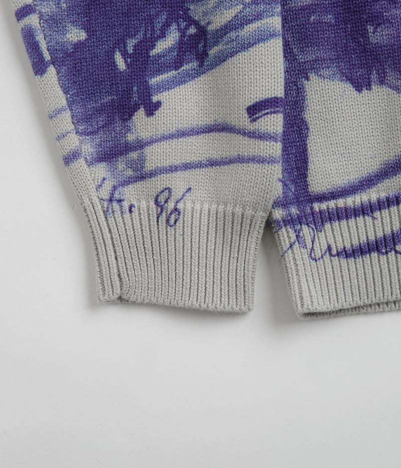 Comfy Vibe Product improvement Butter Goods Davide Knit Sweatshirt - Grey