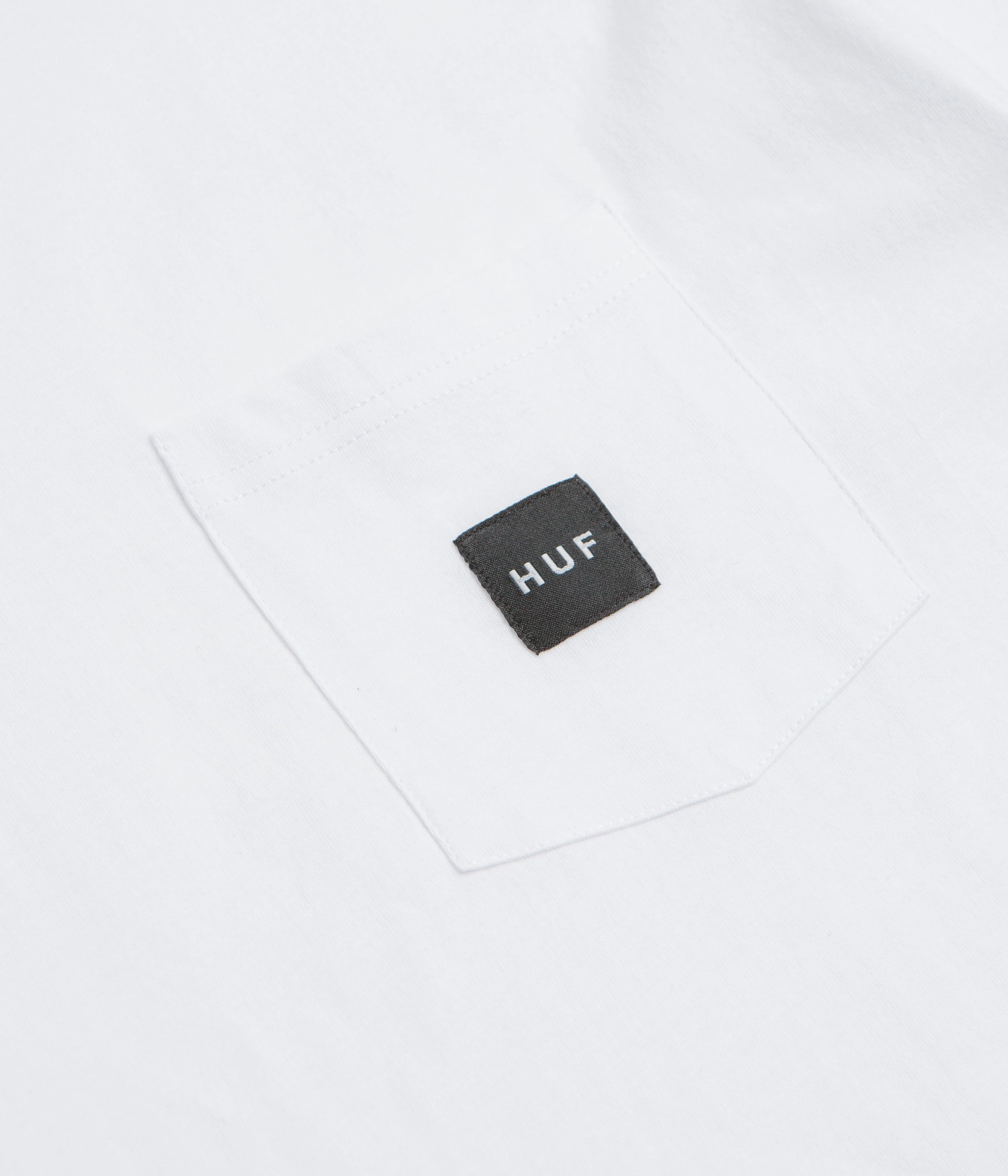 Comfy Choice HUF Set Box Logo Pocket T-Shirt - White