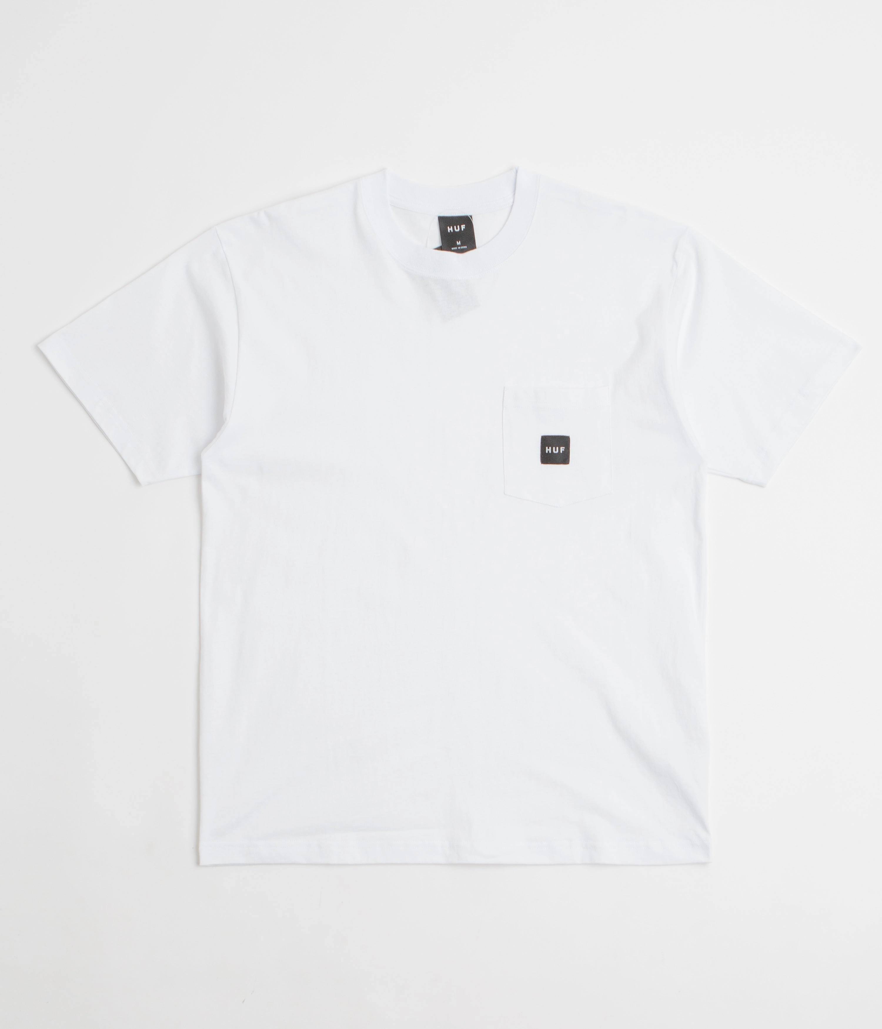 HUF Set Box Logo Pocket T-Shirt - White Floral Print
