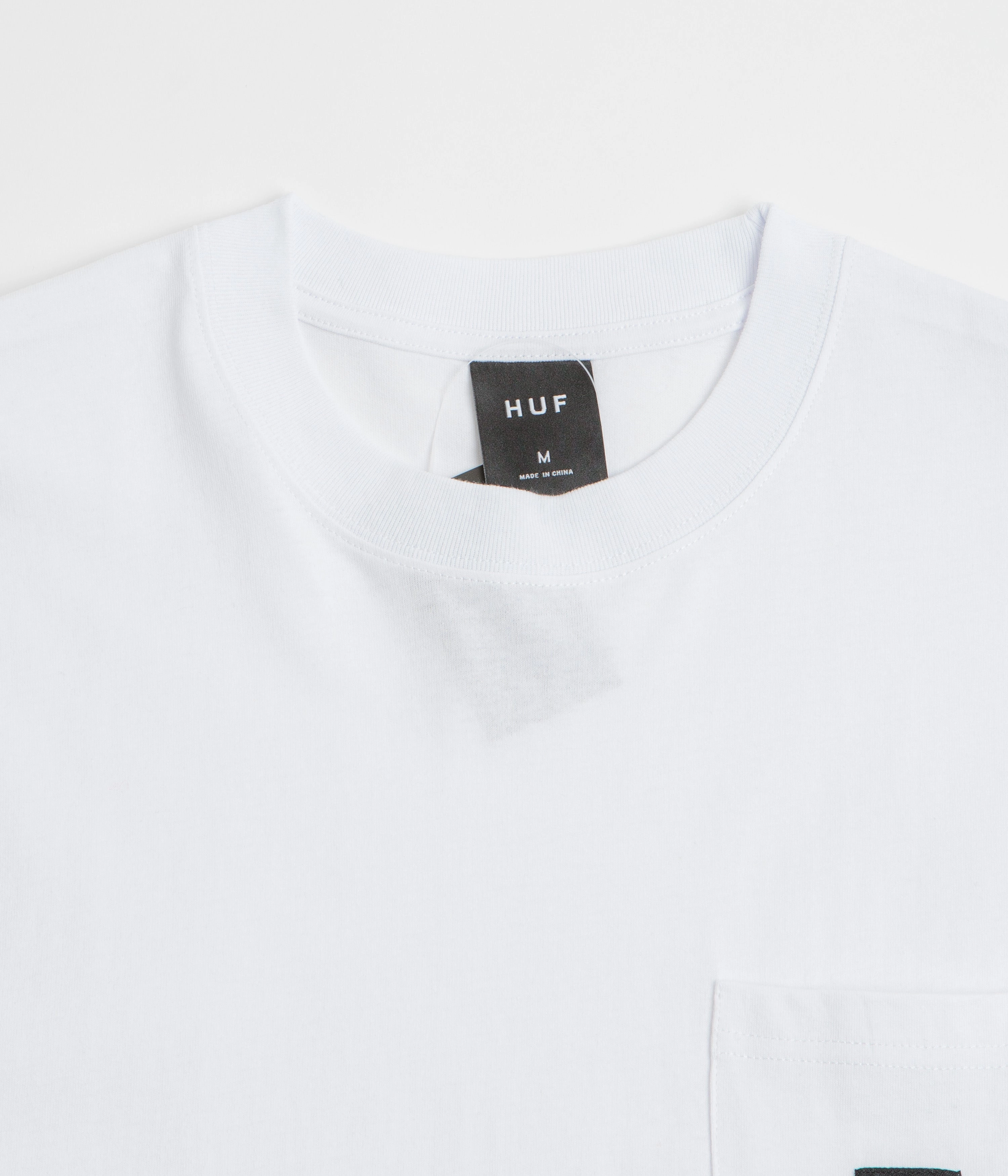 Classic Wear HUF Set Box Logo Pocket T-Shirt - White